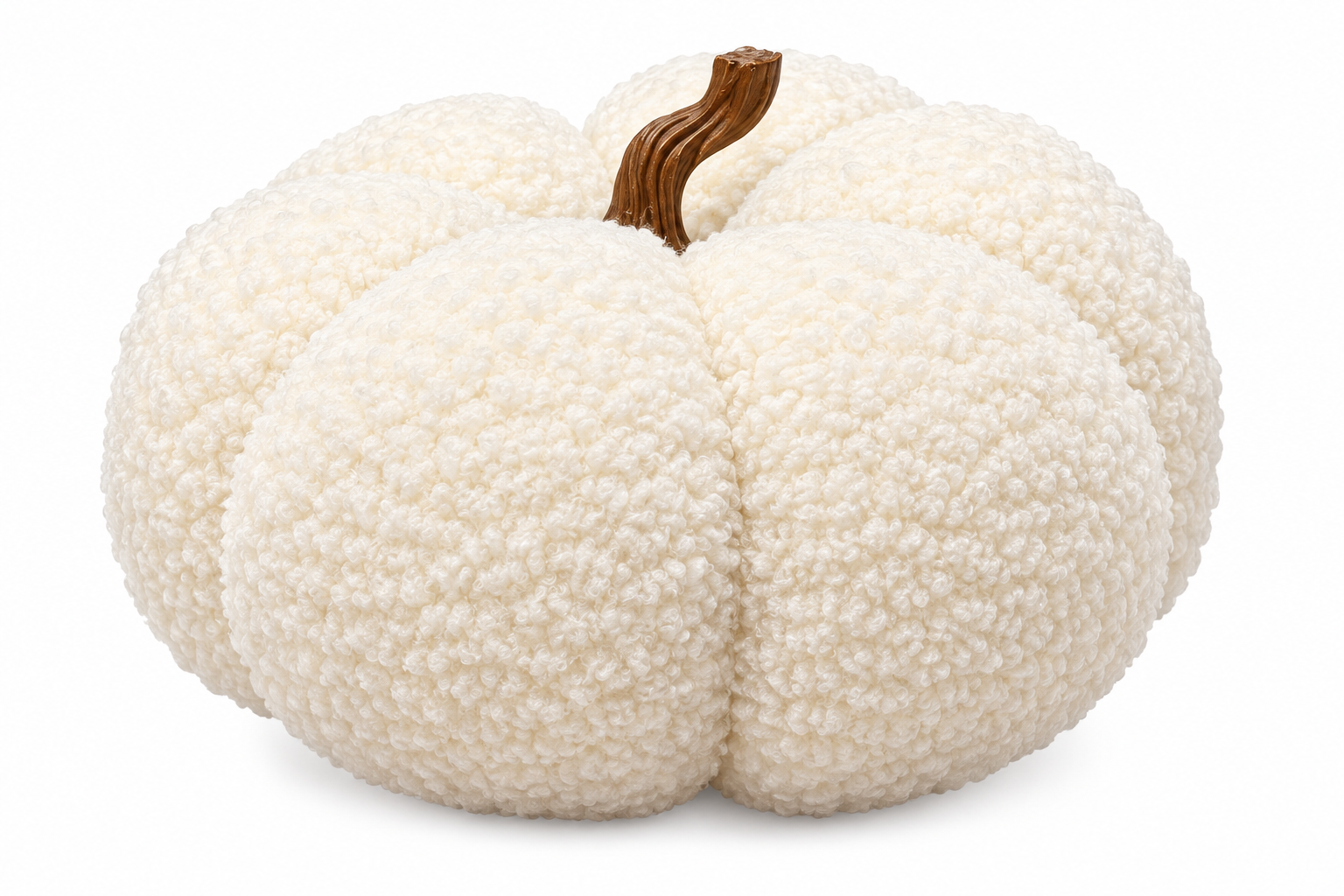 Hallmark Cozy Cream Decorative Pumpkin Throw Pillow