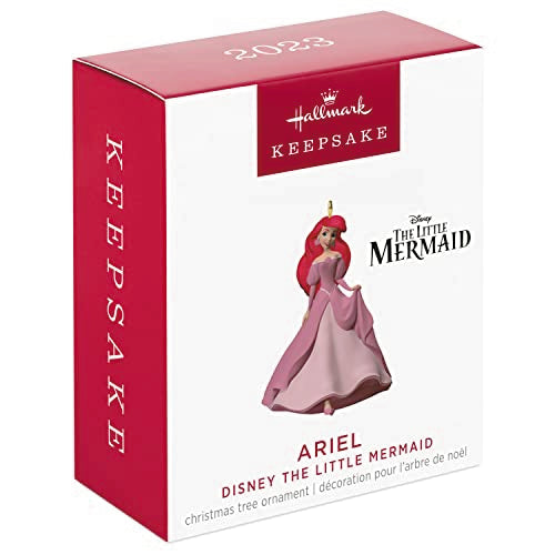 Hallmark Keepsake 1.25" Miniature Christmas Ornament 2023, Disney The Little Mermaid Ariel Mini