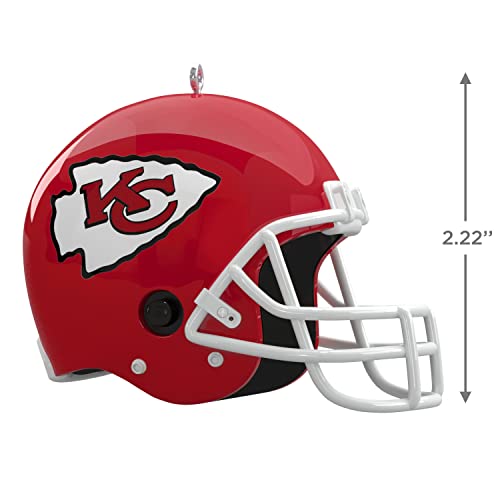 Hallmark Keepsake Christmas Ornament 2022, NFL Kansas City Chiefs Helmet with Sound