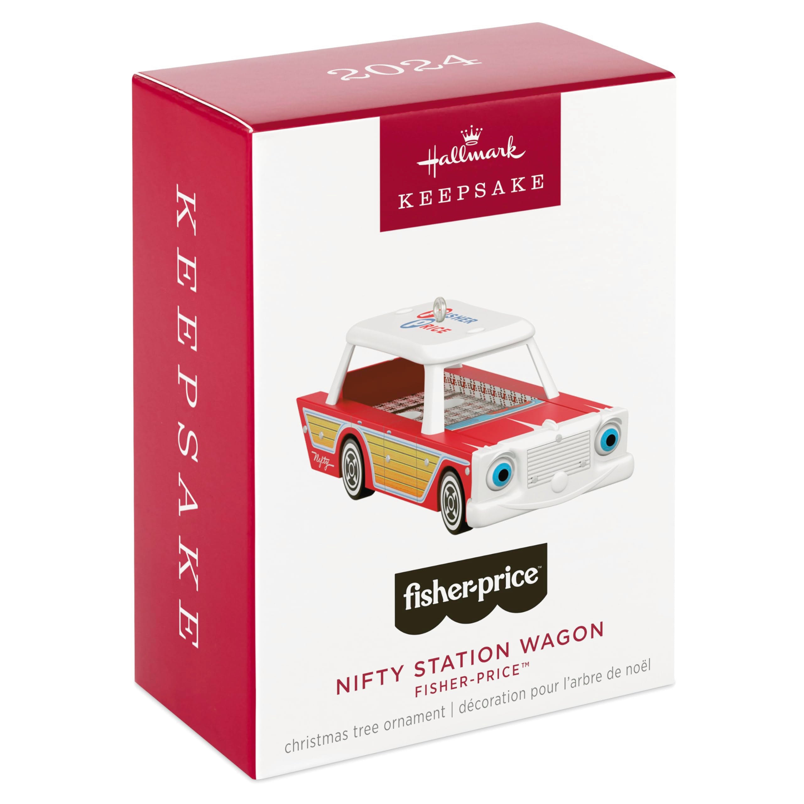Hallmark Keepsake Christmas Ornament 2024, Fisher-Price Nifty Station Wagon, Gifts for Kids