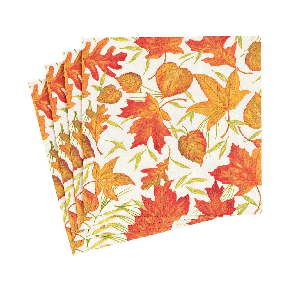 Woodland Leaves Cocktail Napkins