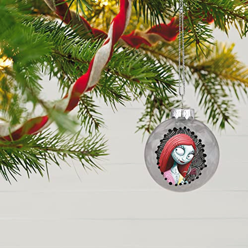 Hallmark Keepsake Christmas Ornaments 2023, Disney Tim Burton's The Nightmare Before Christmas Halloween Town, Glass Ornament, Set of 9, Gifts for Disney Fans