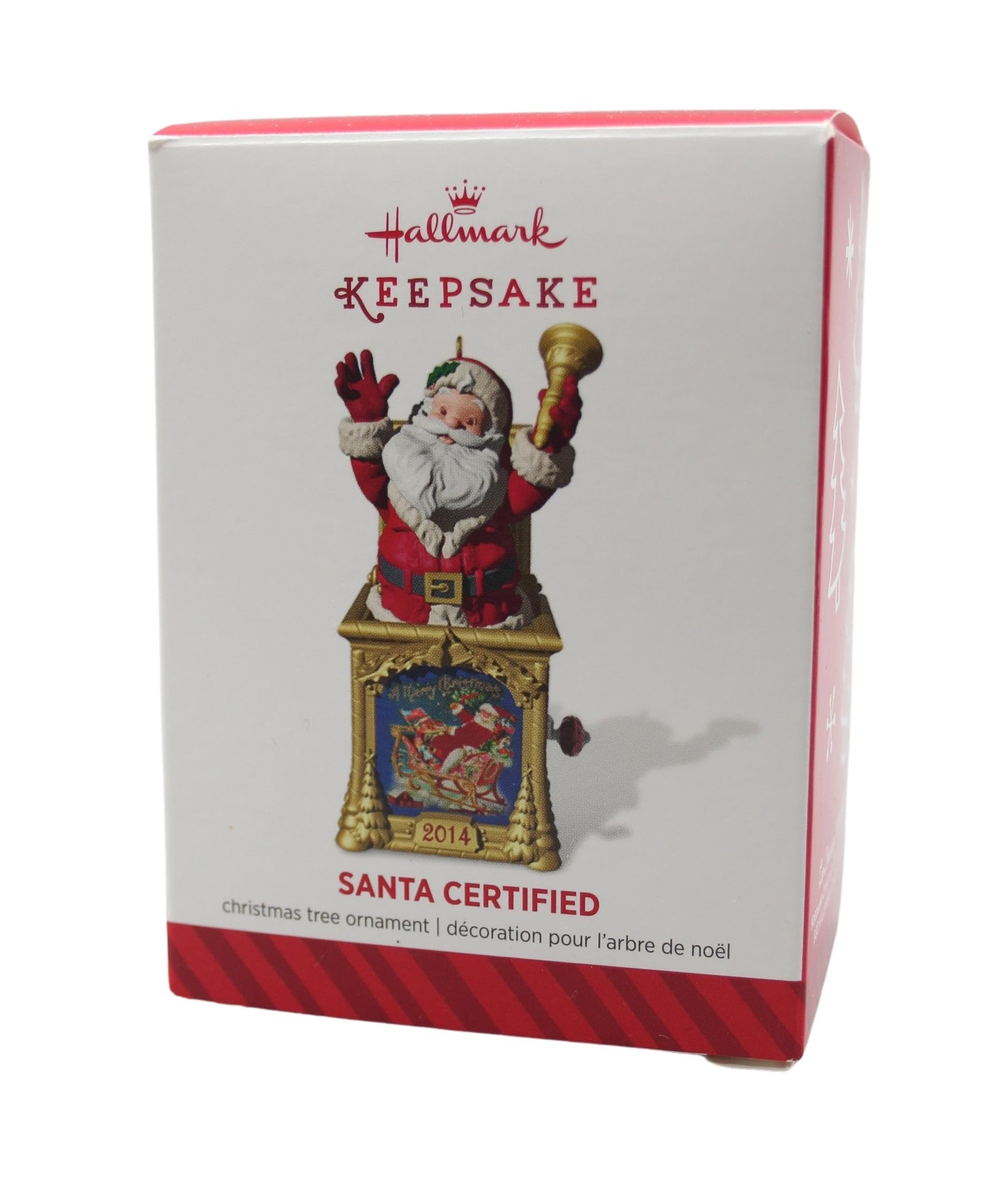 Hallmark Keepsake Ornament Santa Certified 2nd in Series 2014