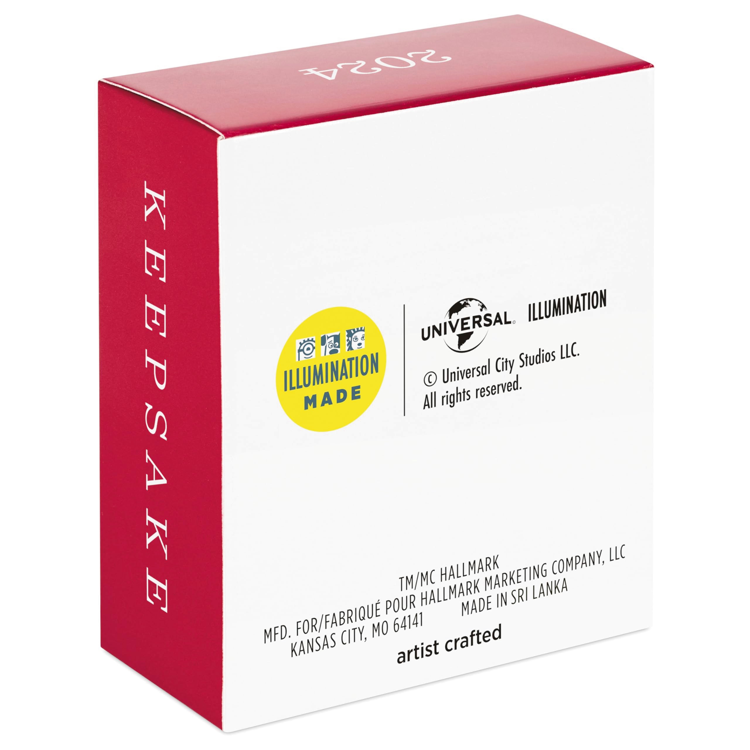 Hallmark Keepsake 1" Mini Christmas Ornament 2024, Minions Just a Little Shake, Movie Gifts