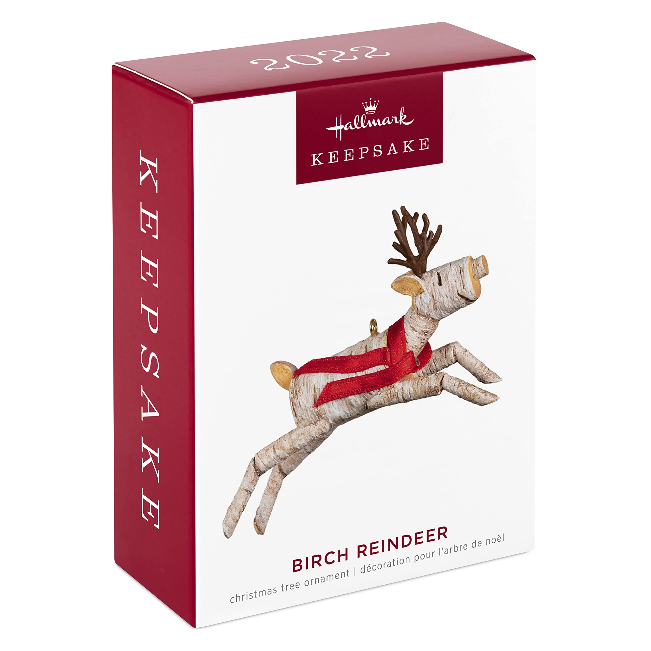 Hallmark Keepsake Christmas Ornament 2022, Birch Reindeer
