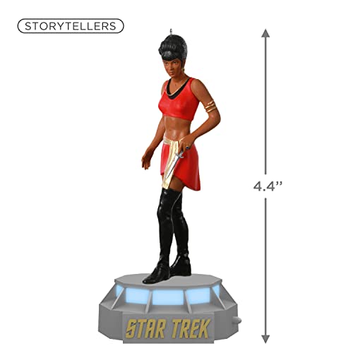 Hallmark Keepsake Christmas Ornament 2020, Star Trek Mirror, Mirror Collection Lieutenant Nyota Uhura Storytellers With Light and Sound (3499QXI6074)