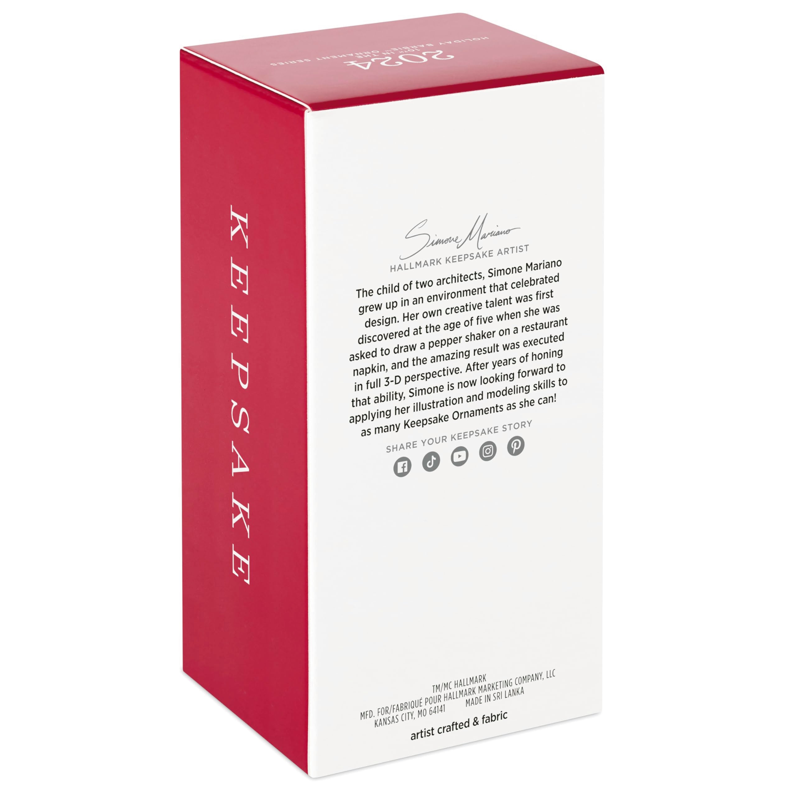 Hallmark Keepsake Christmas Ornament 2024, 2024 Holiday Barbie, Gifts for Her