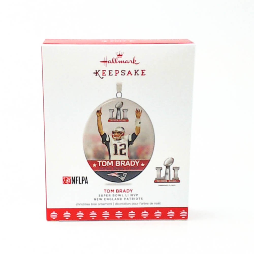 Hallmark Keepsake Ornament Super Bowl LI MVP Tom Brady 2017