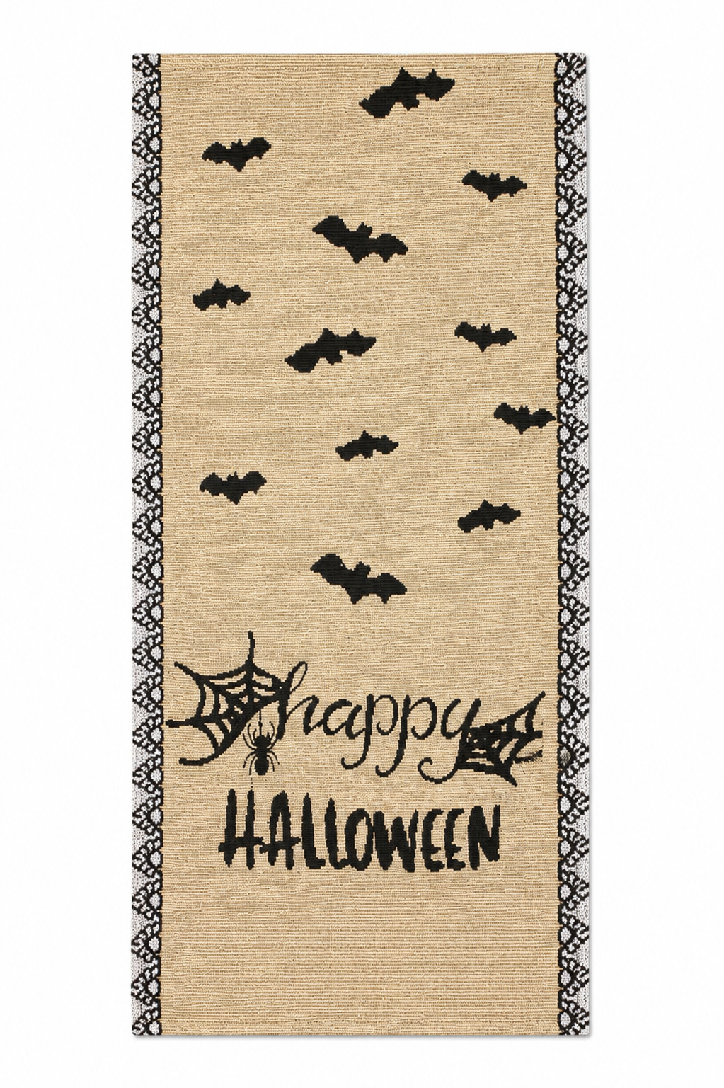 Happy Halloween Tapestry Nidico Trick or Treat Table Runner