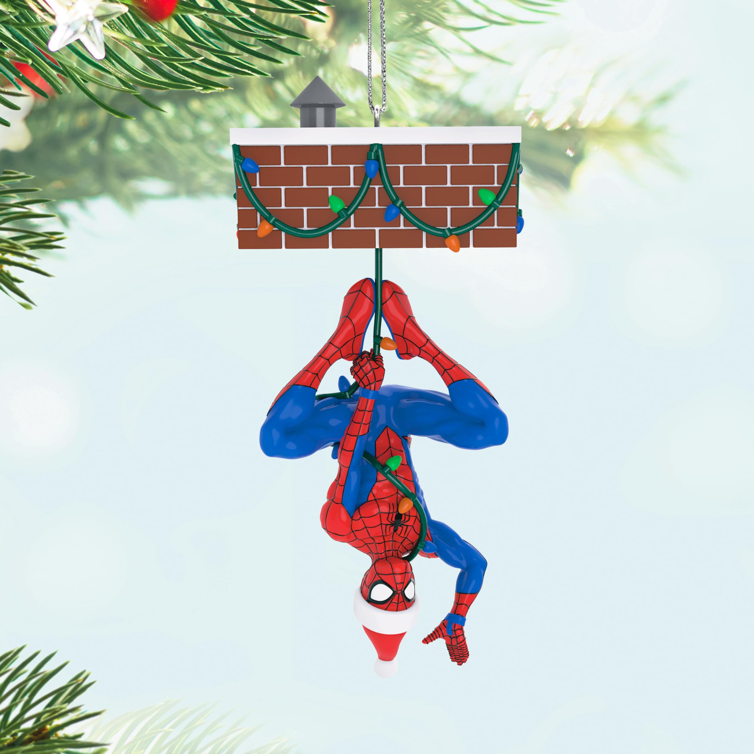 Spider-Man Peekbuster 2025 Hallmark Keepsake Christmas Ornament