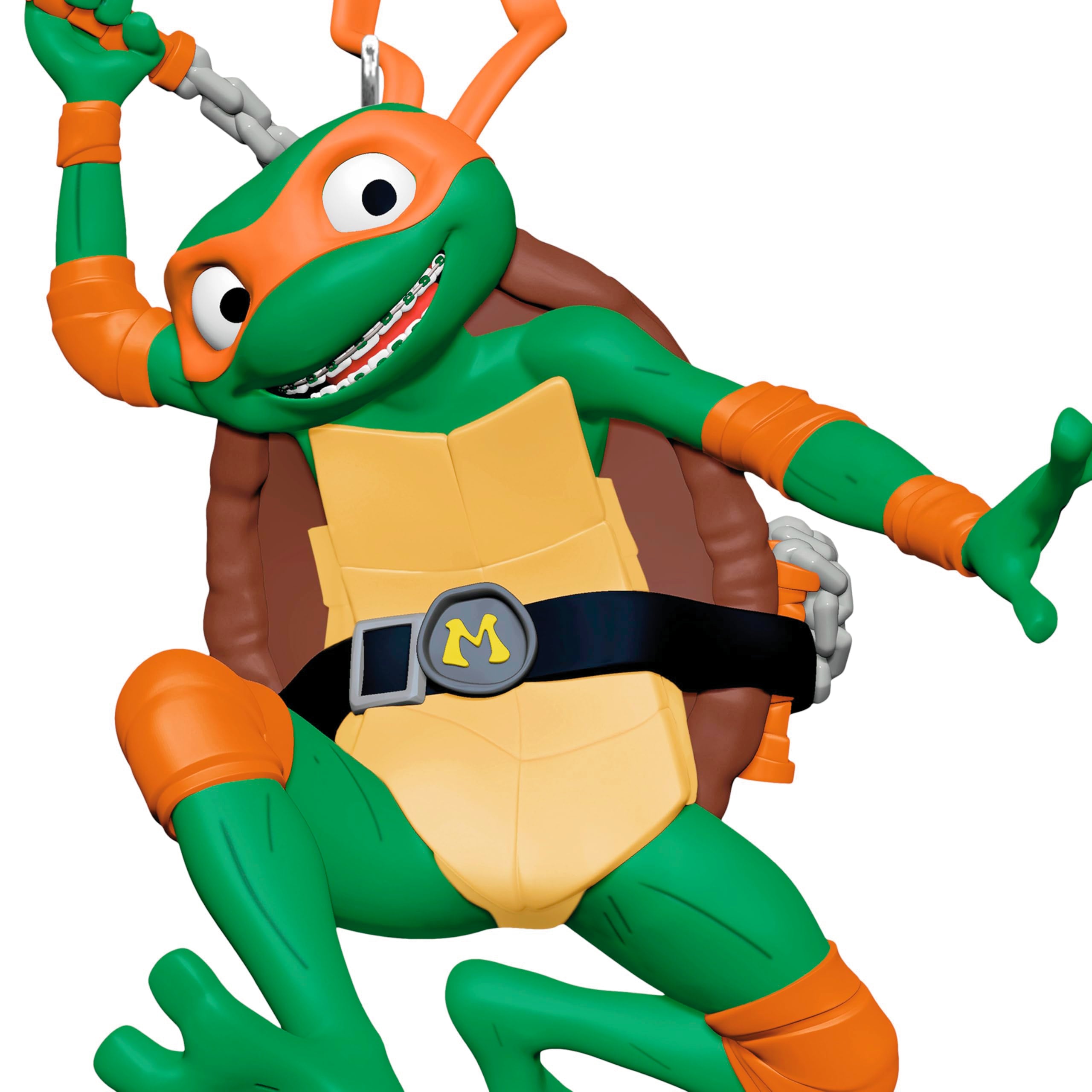 Michelangelo Teenage Mutant Ninja Turtles: Mutant Mayhem, 2025 Hallmark Keepsake Christmas Ornament