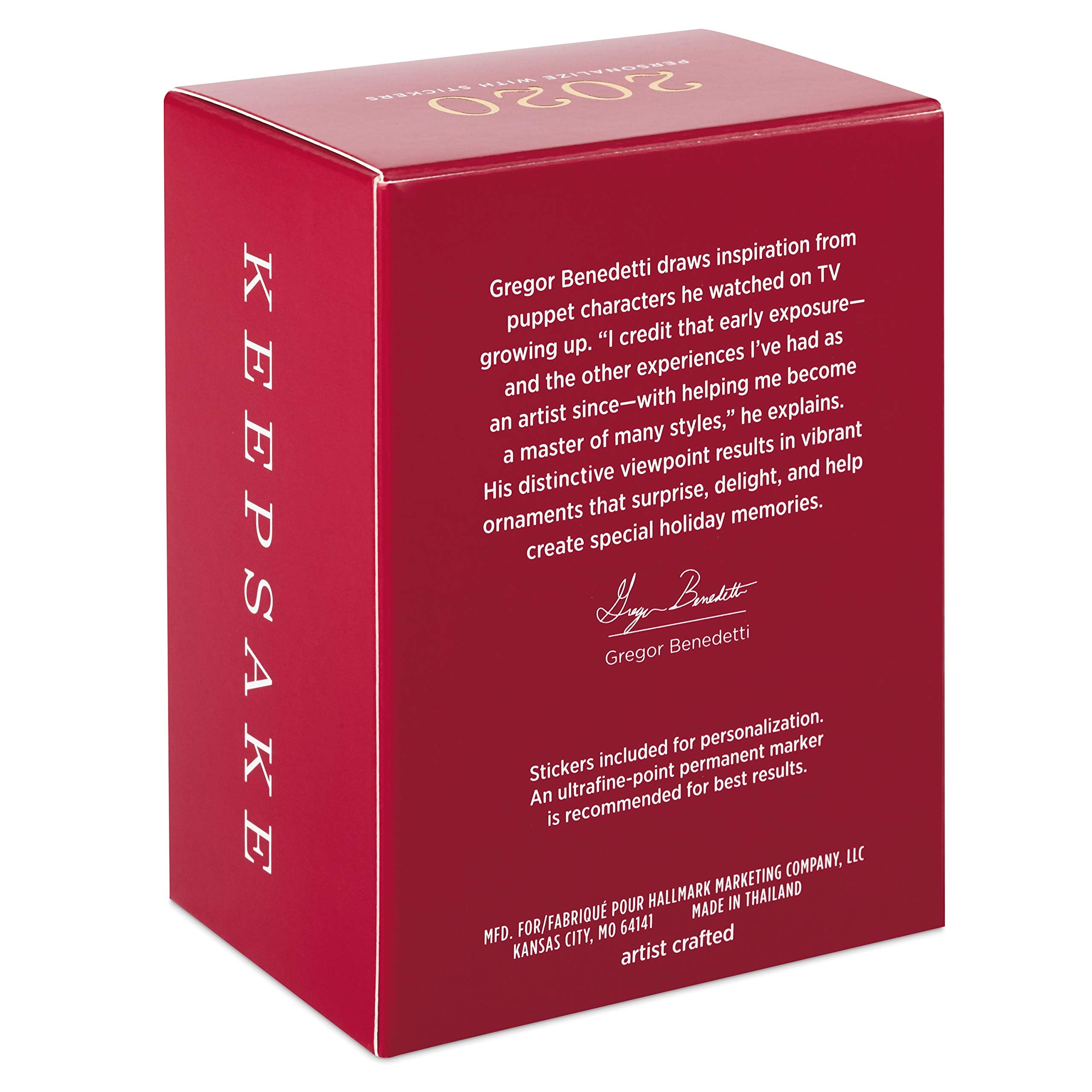 Hallmark Keepsake Christmas Ornament 2020 Year-Dated, Baseball Snowman, DIY Personalized (1299QGO1791)