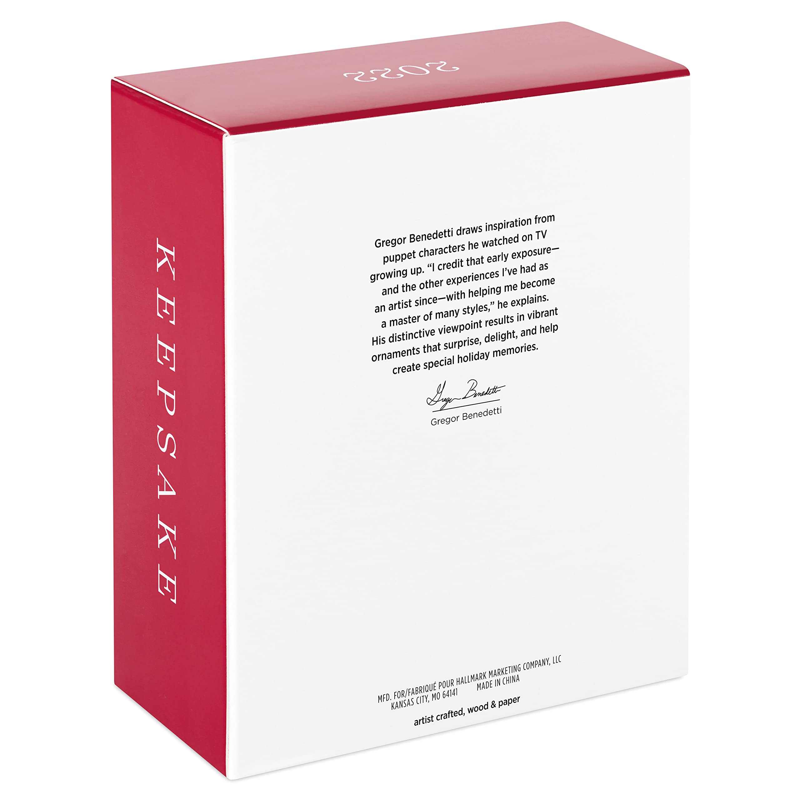 Hallmark Keepsake Christmas Ornament 2022, Disney Bambi 80th Anniversary Papercraft