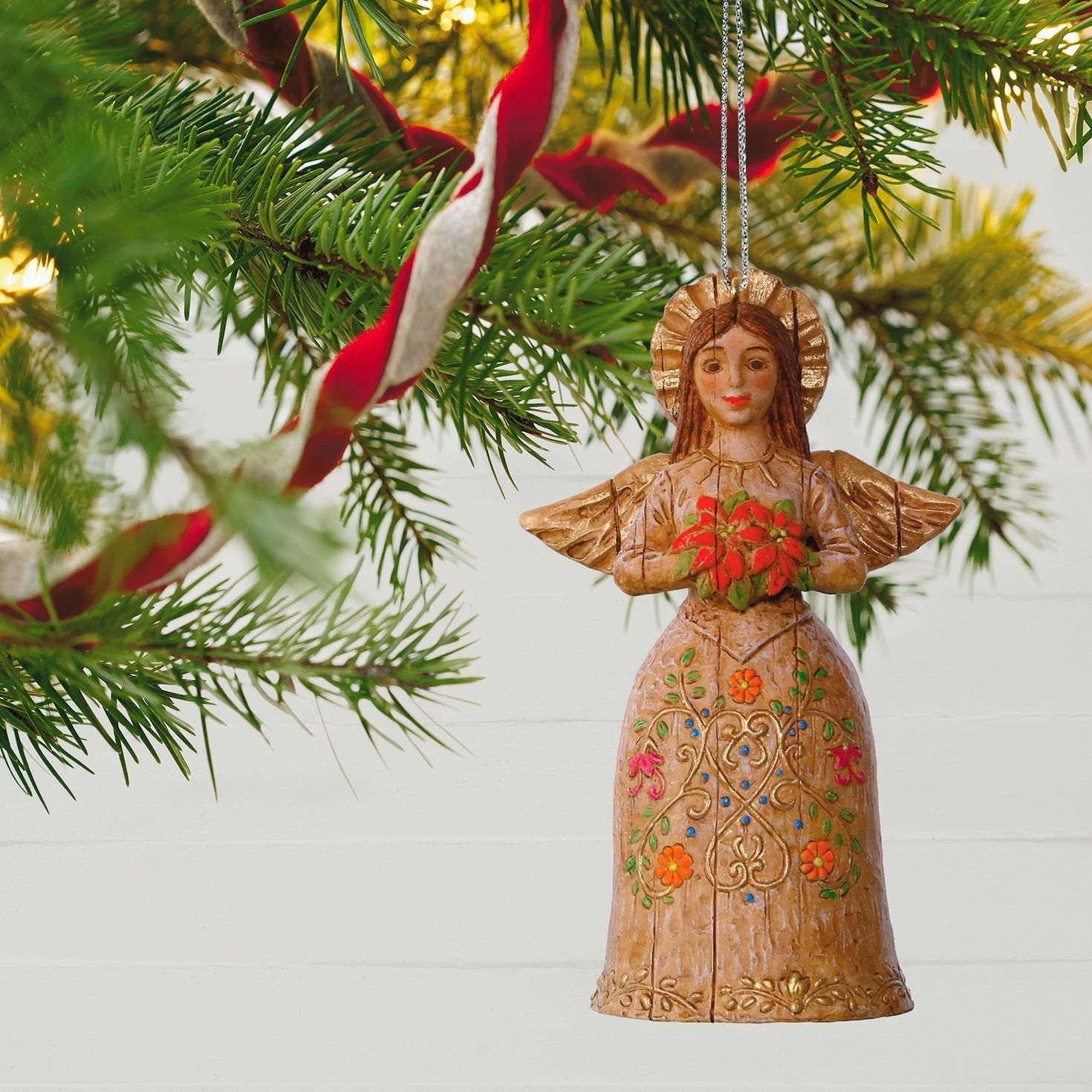 Hallmark 1595QSM7825 Angel Spanish Keepsake Christmas Ornaments