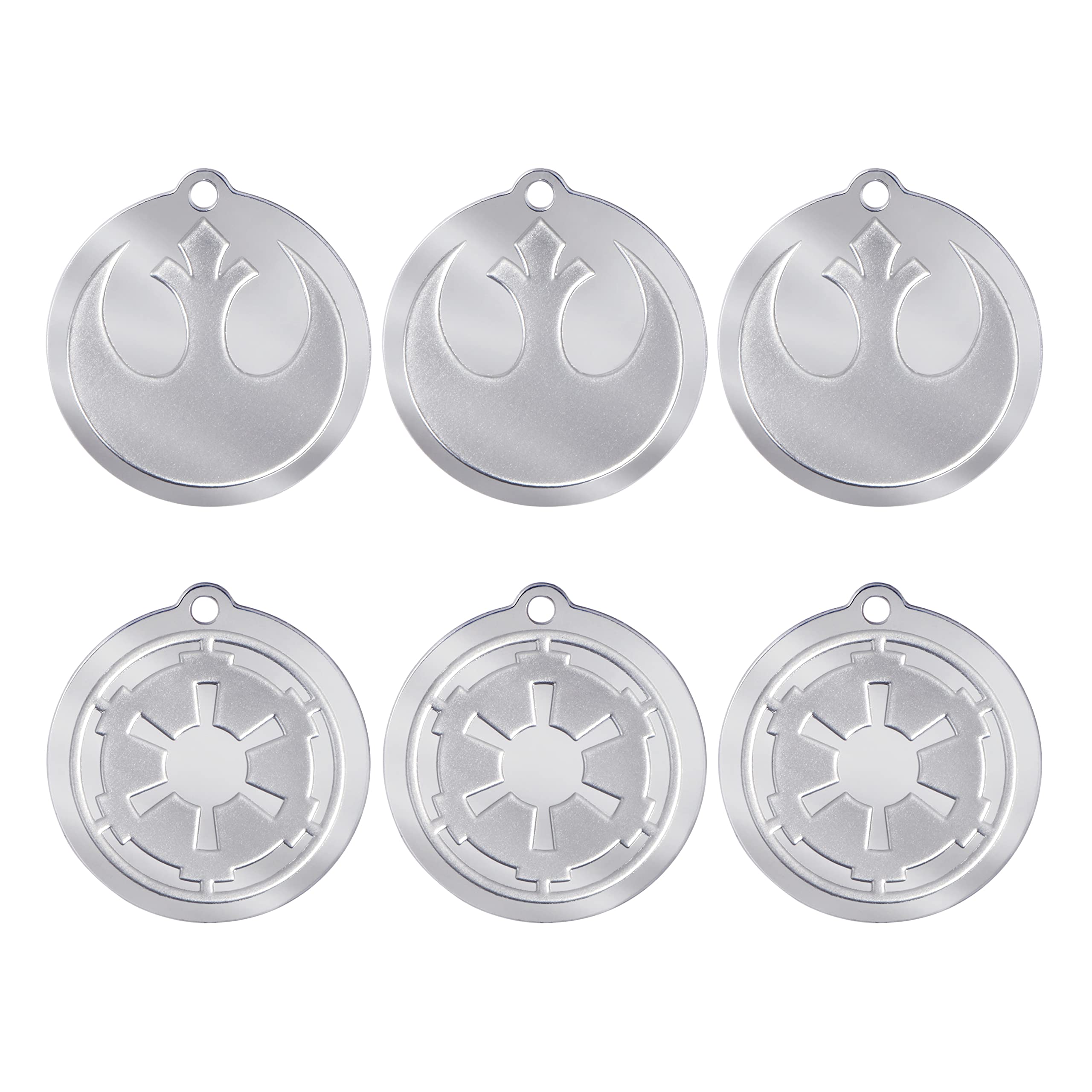 Hallmark Keepsake Miniature Christmas Ornament 2022, Star Wars The Rebel Alliance vs. The Galactic Empire, Mini Set of 6