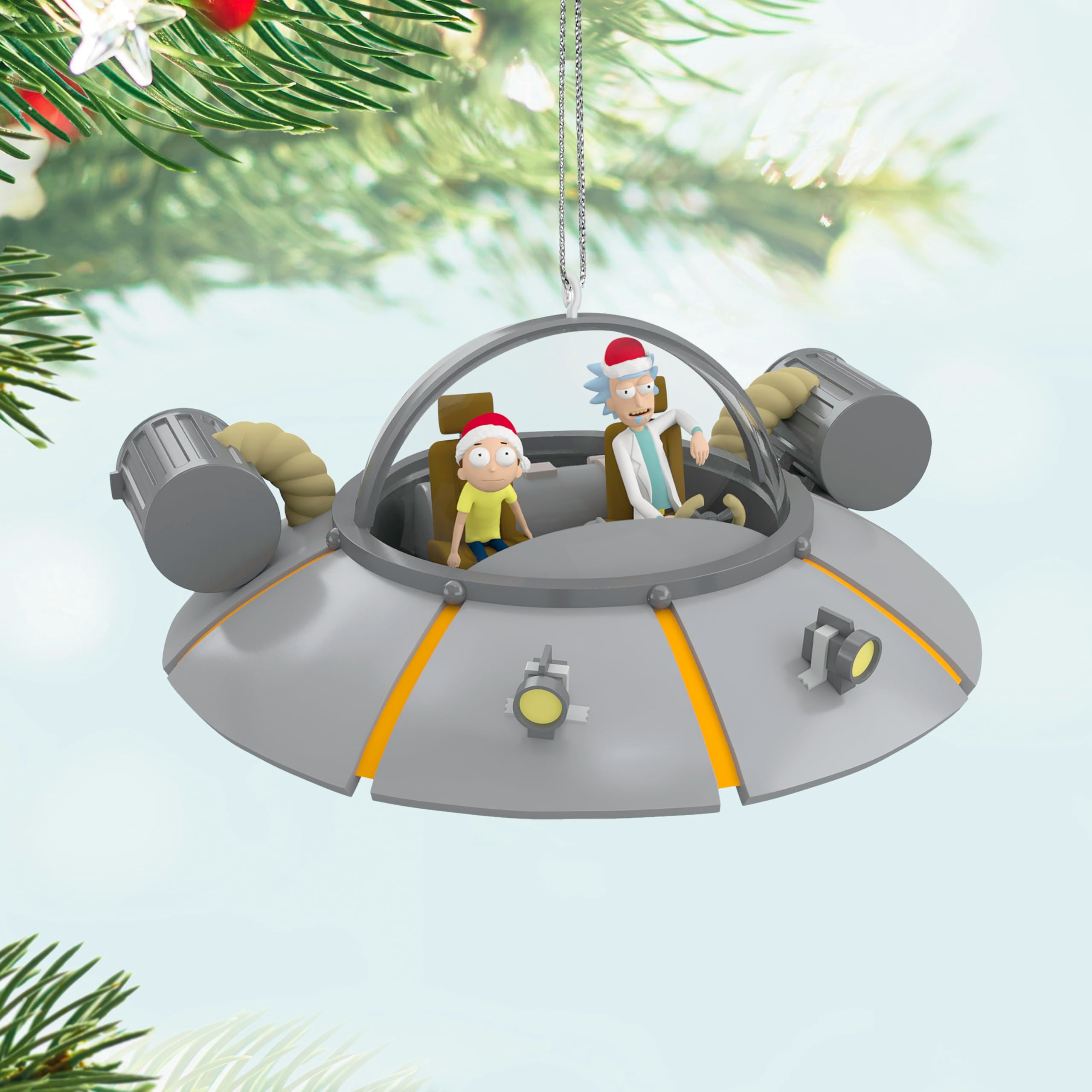 "Rick's Ship" Rick and Morty 2025 Hallmark Keepsake Christmas Ornament