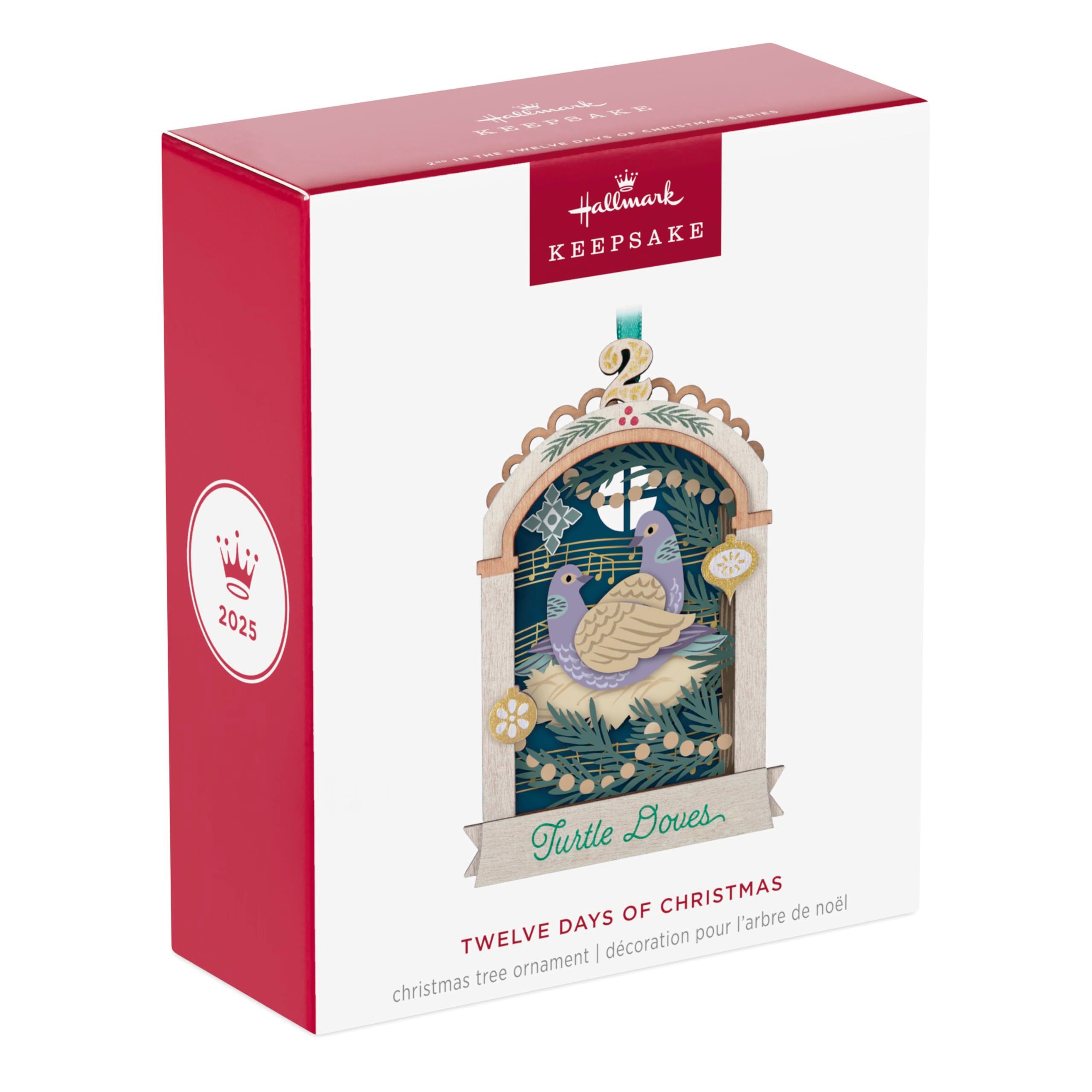 Hallmark Keepsake Christmas Ornament 2025, Twelve Days of Christmas, Papercraft, Gifts for Christmas Lovers