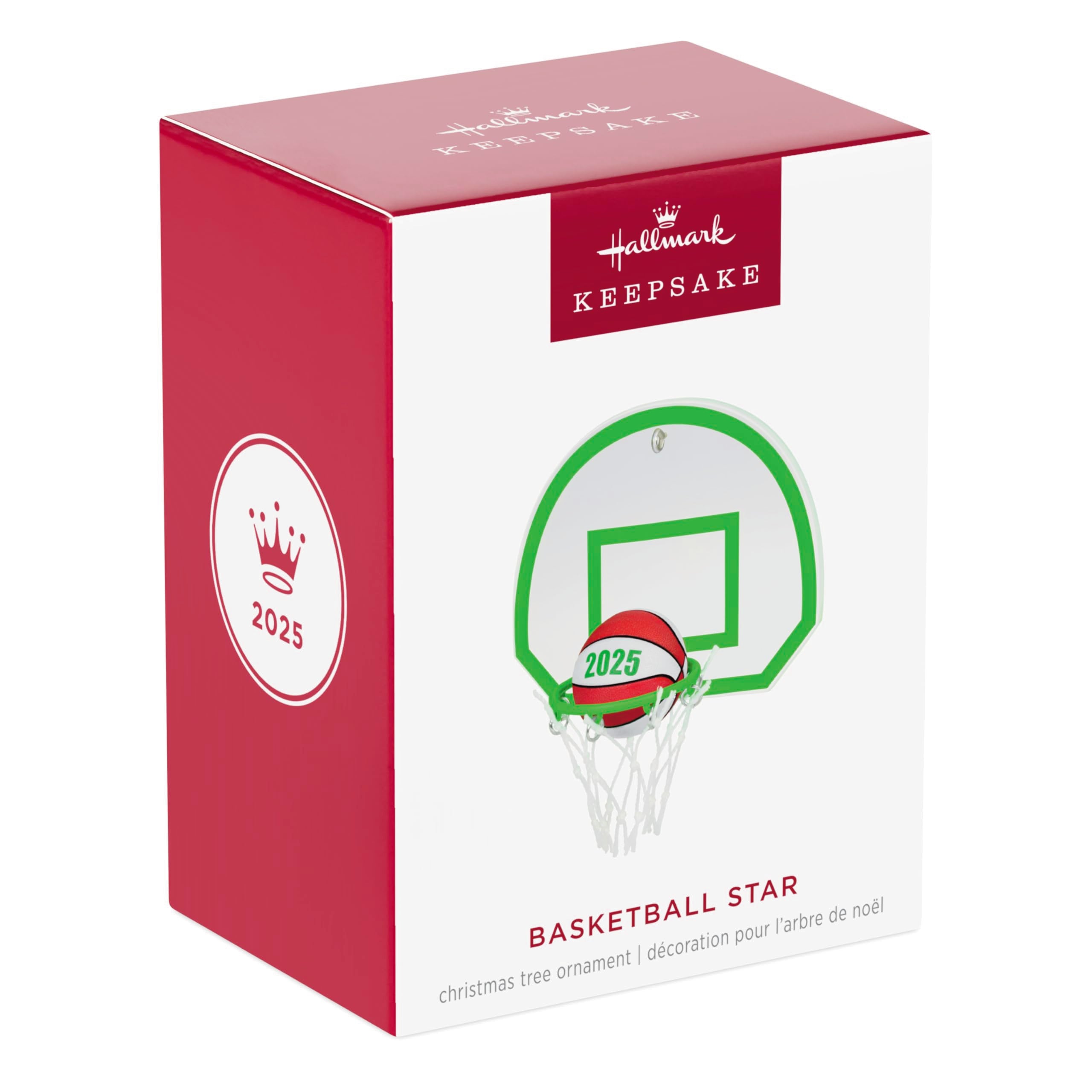 Basketball Star 2025 Hallmark Keepsake Christmas Ornament