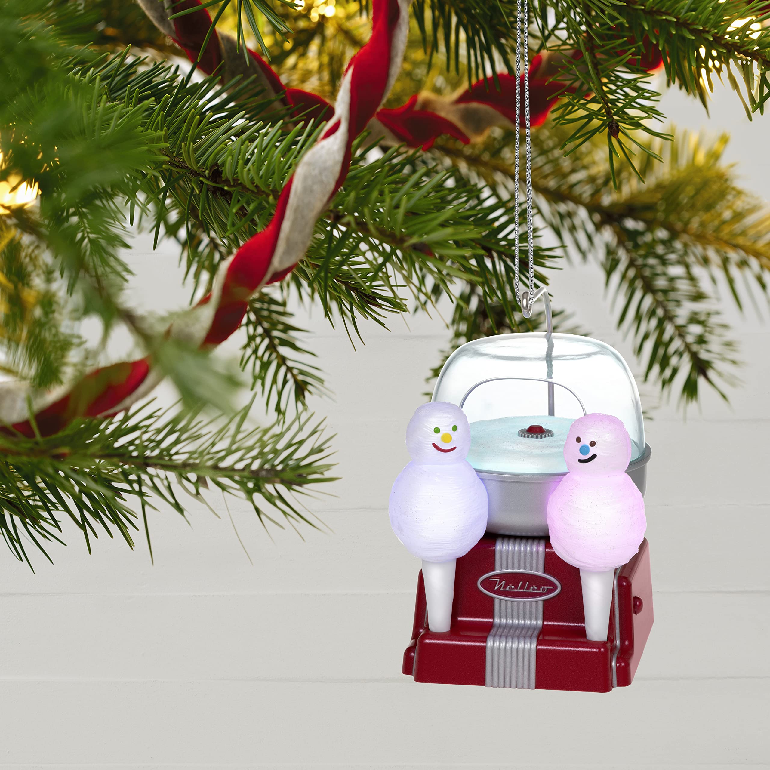 Hallmark Keepsake Christmas Ornament 2022, Cotton Candy Surprise with Music and Light