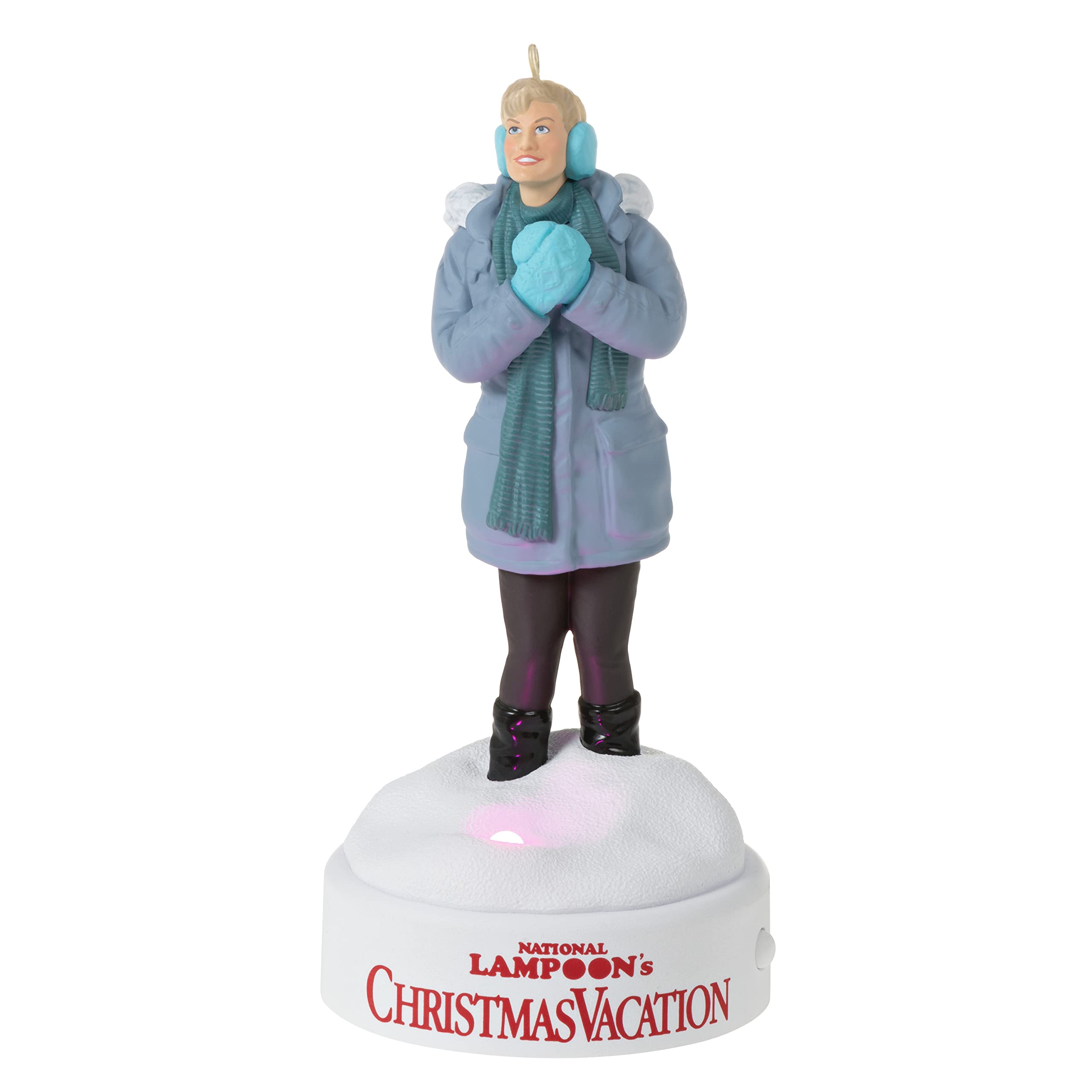 Hallmark Keepsake Christmas Ornament,Plastic, 2022, National Lampoon's Christmas Vacation Collection Ellen Griswold, Light and Sound
