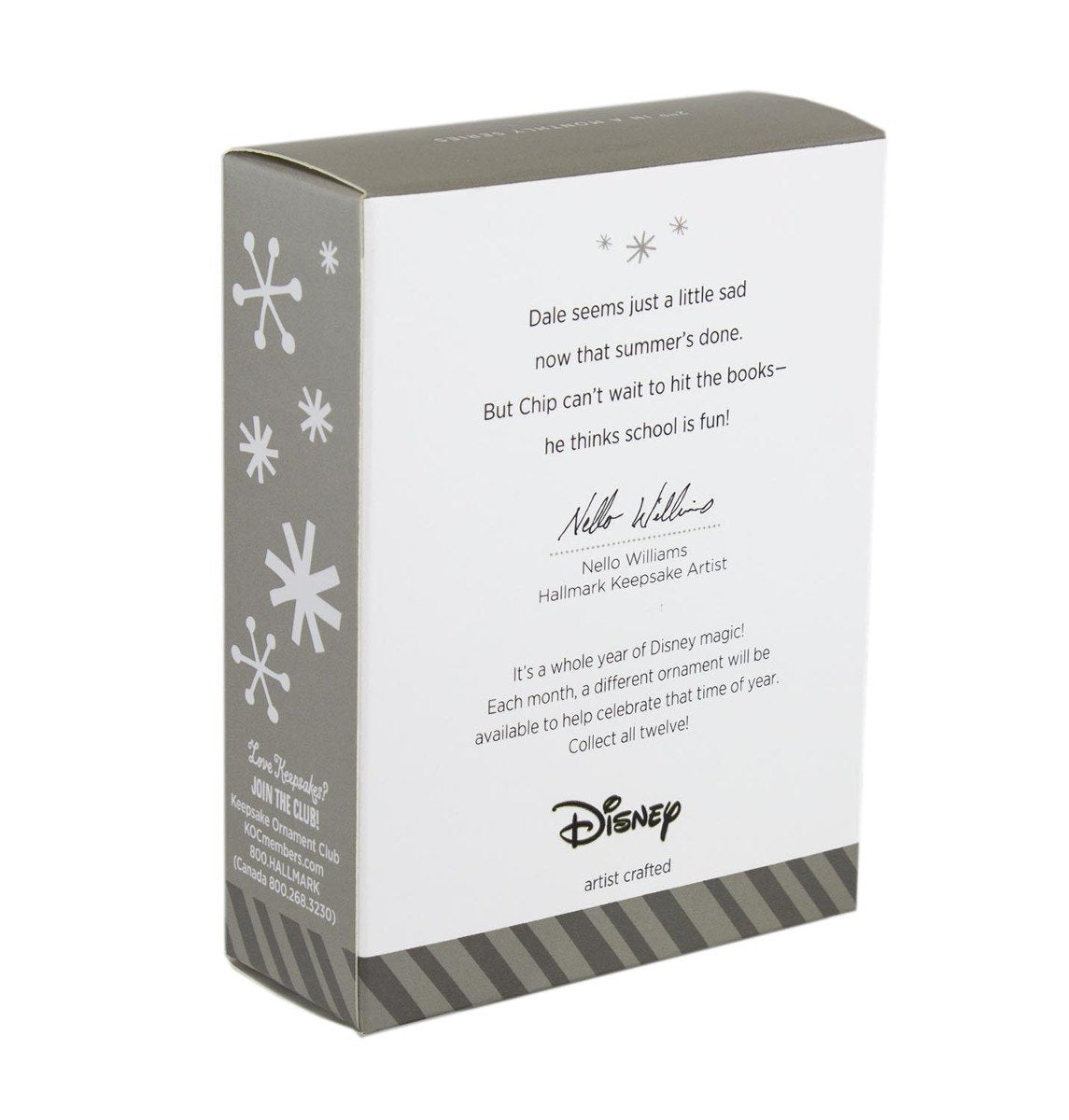 Hallmark Keepsake Ornament School Time for Chipmunks A Year of Disney Magic Series 2014