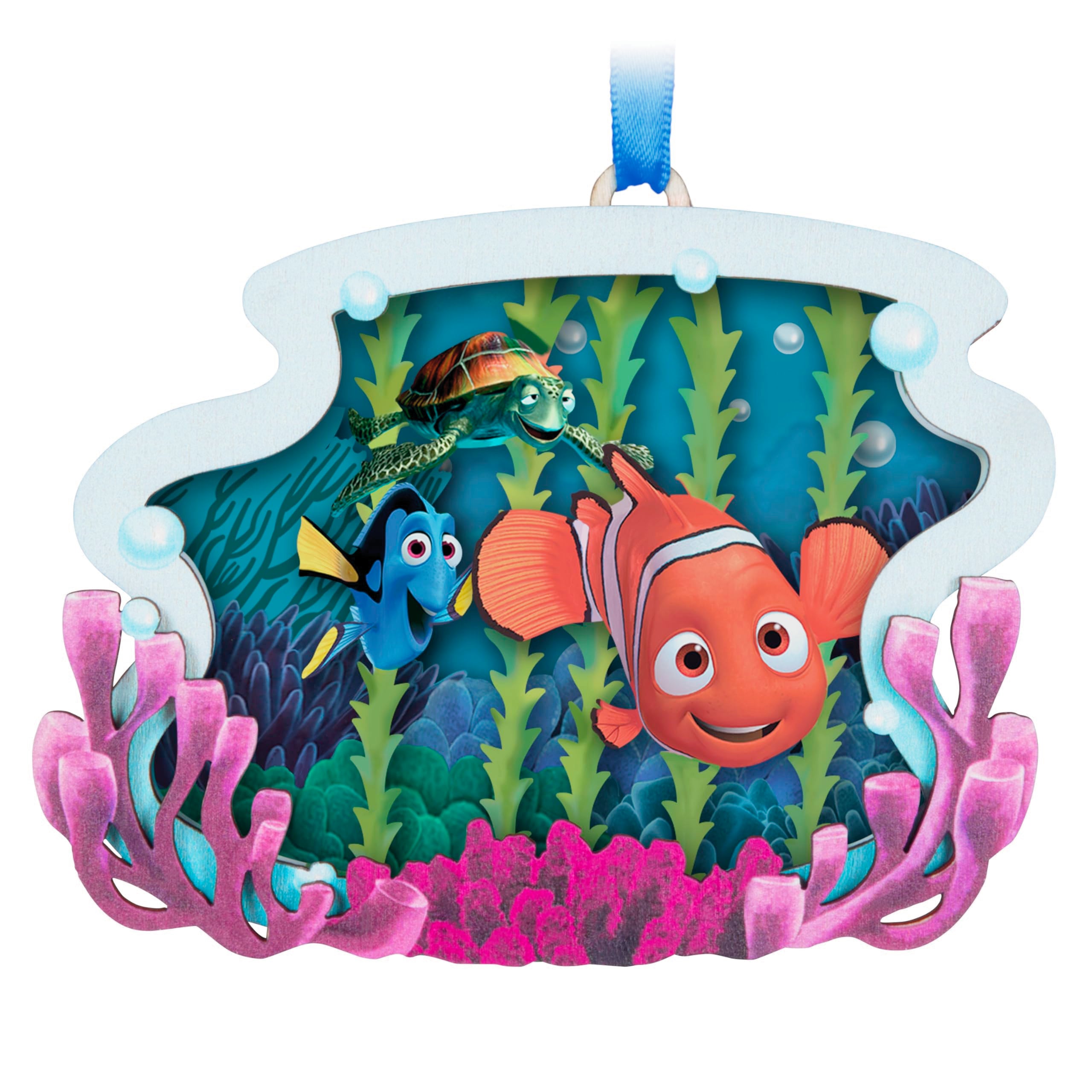 Hallmark Keepsake Christmas Ornament 2024, Disney/Pixar Finding Nemo Totally Unforgettable Friends Papercraft, Gifts for Disney Fans