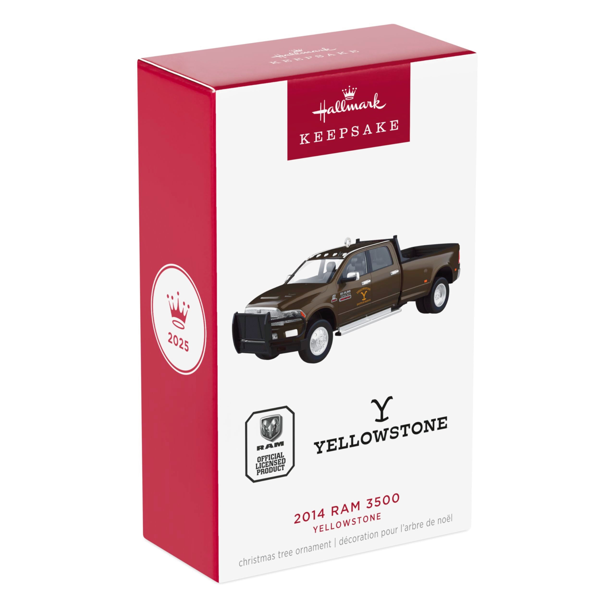2014 Ram 3500 Yellowstone 2025 Hallmark Christmas Ornament