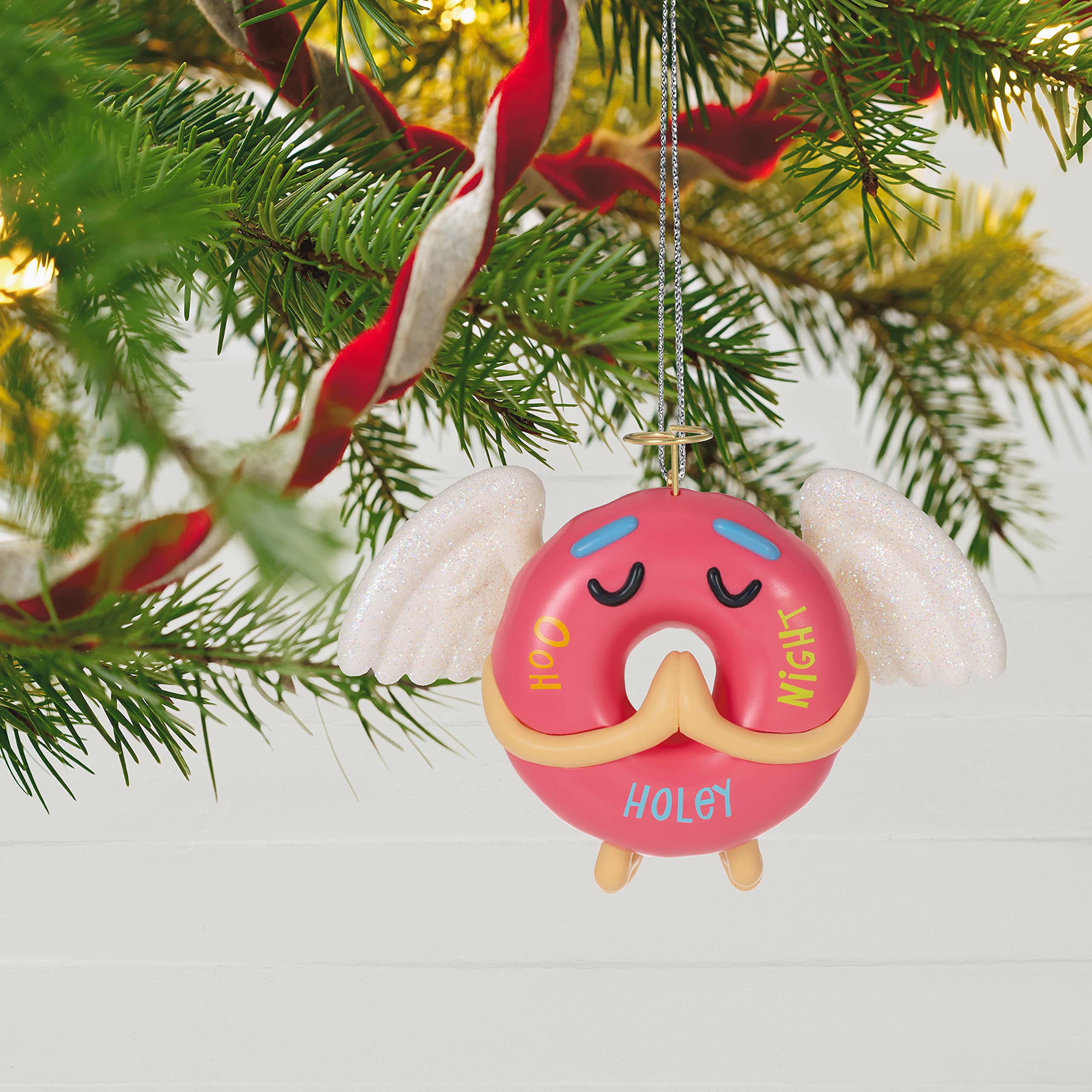 Hallmark Keepsake Christmas Ornament 2021, Ooh Holey Night Donut Angel
