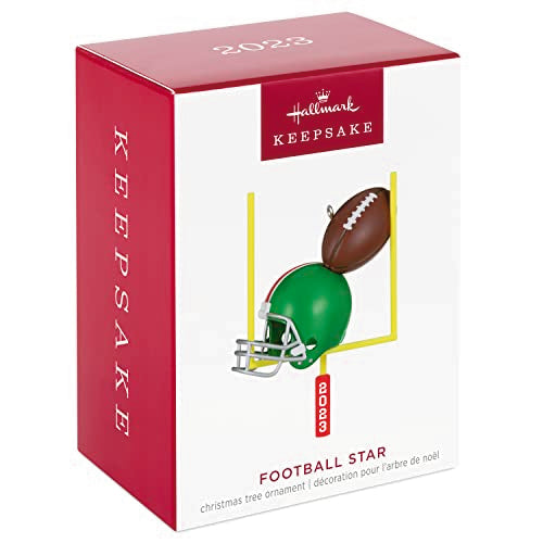 Hallmark Keepsake Christmas Ornament 2023, Football Star, Kids Gift, Coach Gift