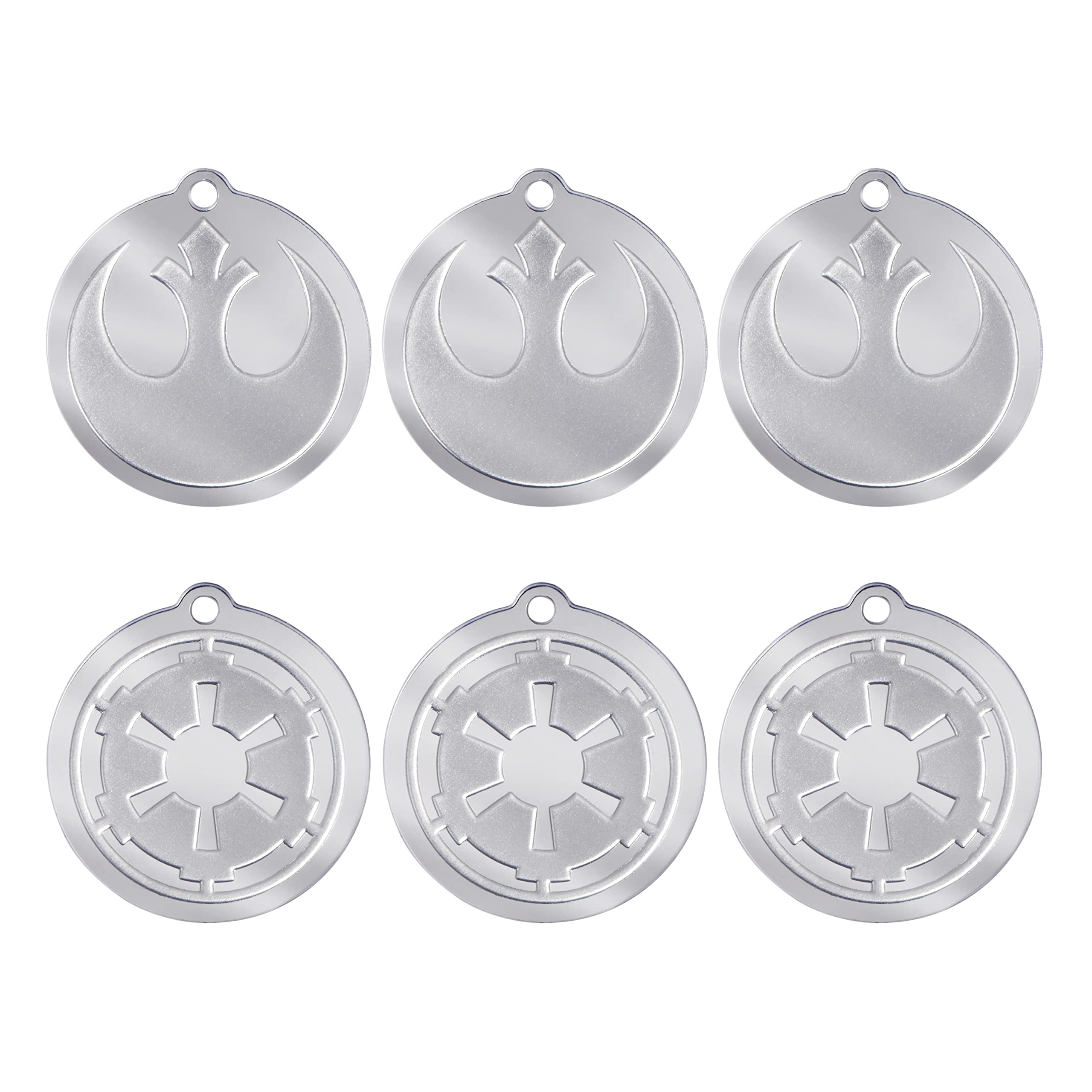 Hallmark Keepsake Miniature Christmas Ornament 2022, Star Wars The Rebel Alliance vs. The Galactic Empire, Mini Set of 6