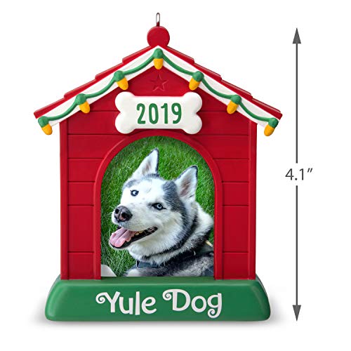 Hallmark Keepsake Christmas Ornament 2019 Year Dated Yule Dog House Photo Frame
