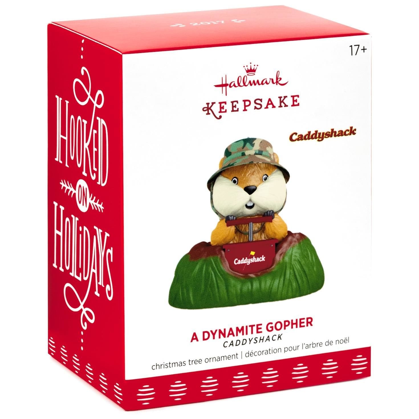 Hallmark 1595QXI3072 Warner Bros. Caddyshack Dynamite Gopher Keepsake Christmas Ornaments