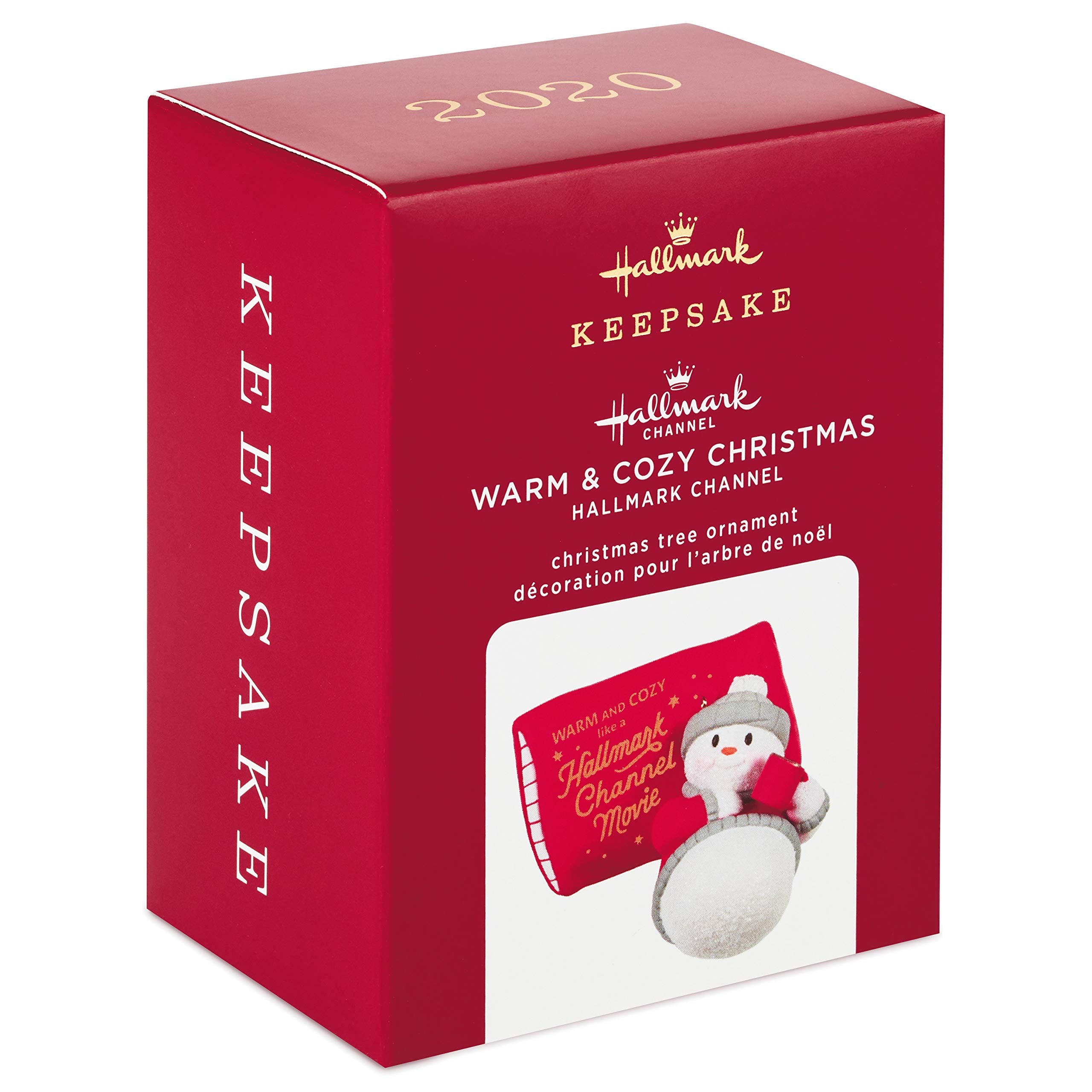 Hallmark Keepsake Ornament 2020, Hallmark Channel Warm & Cozy Christmas Snowman (1599QGO6171)