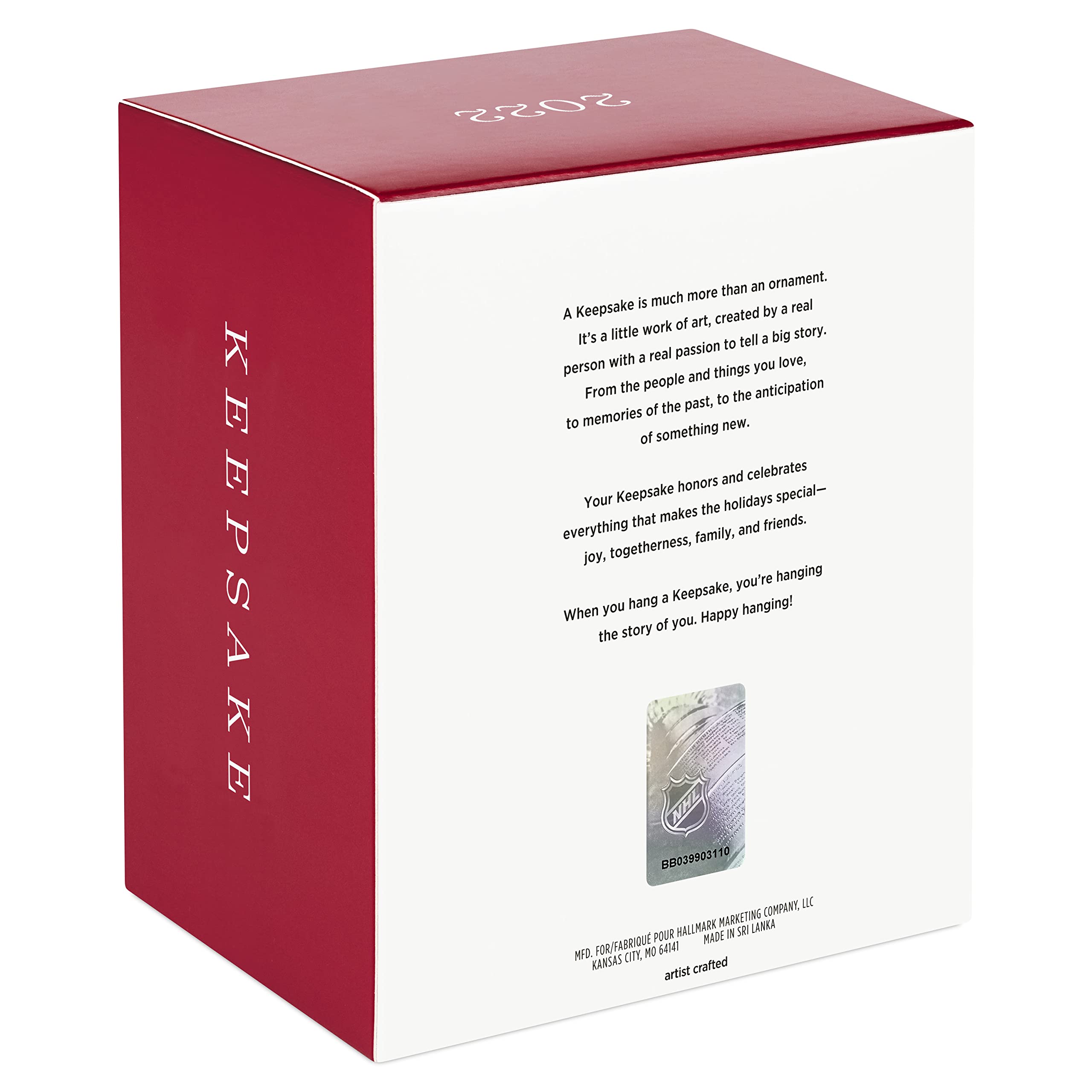 Hallmark Keepsake Christmas Ornament 2022, NHL Boston Bruins David Pastrňák