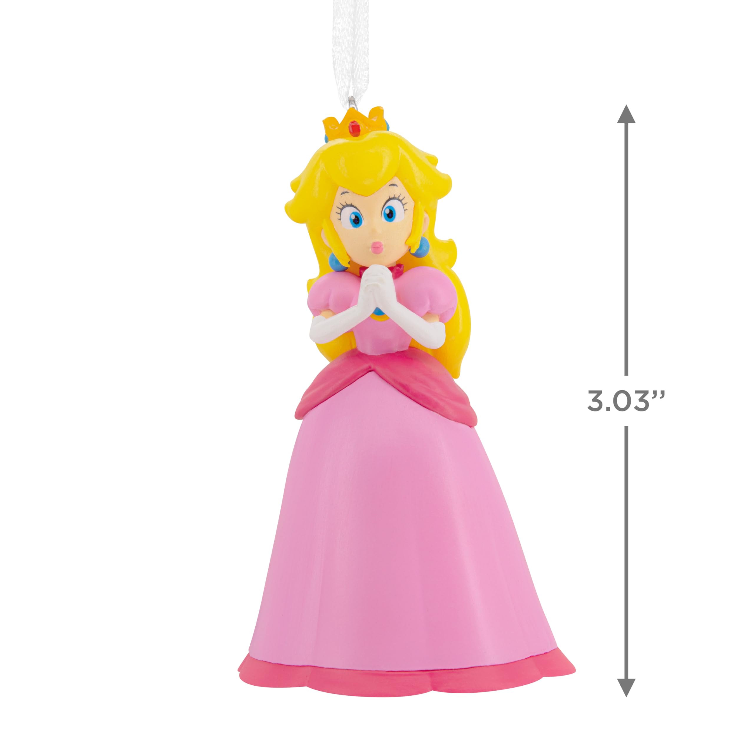 Hallmark Nintendo Super Mario Princess Peach Christmas Ornament