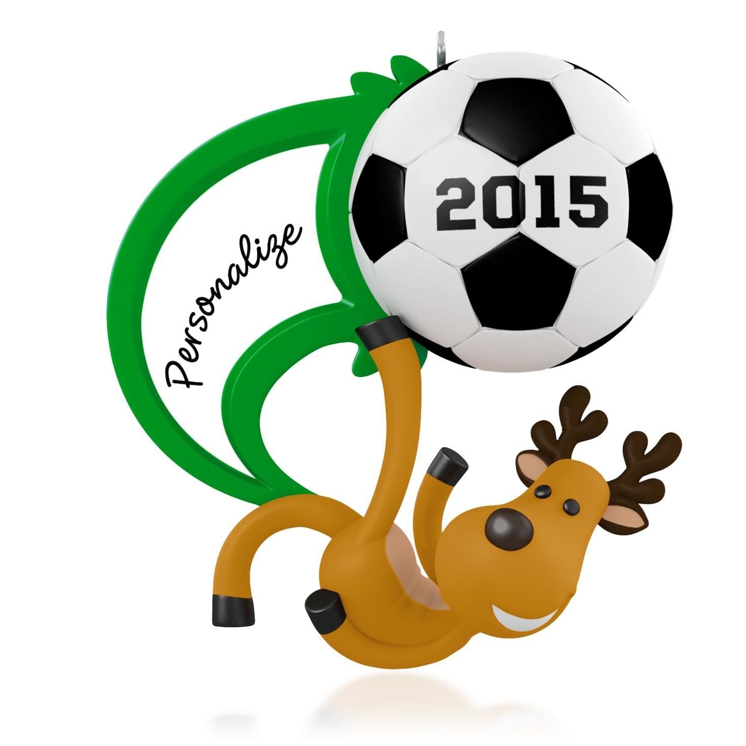 Hallmark Keepsake Ornament Soccer Star Personalized 2015