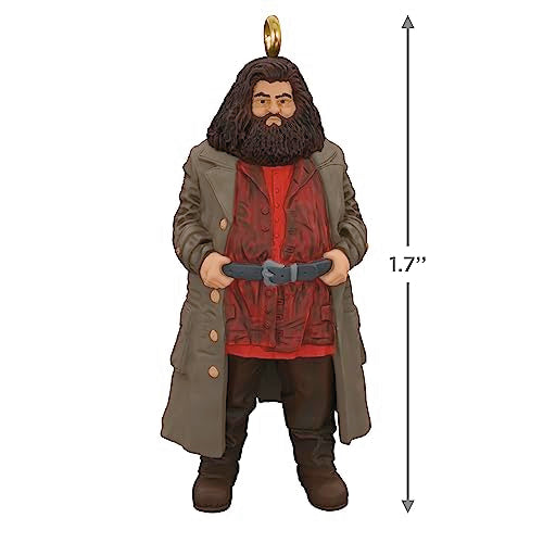 Hallmark Keepsake Miniature Christmas Ornaments 2023, Harry Potter Hermione, Hagrid and Snape Metal, Mini Set of 3, Gifts for Harry Potter Fans