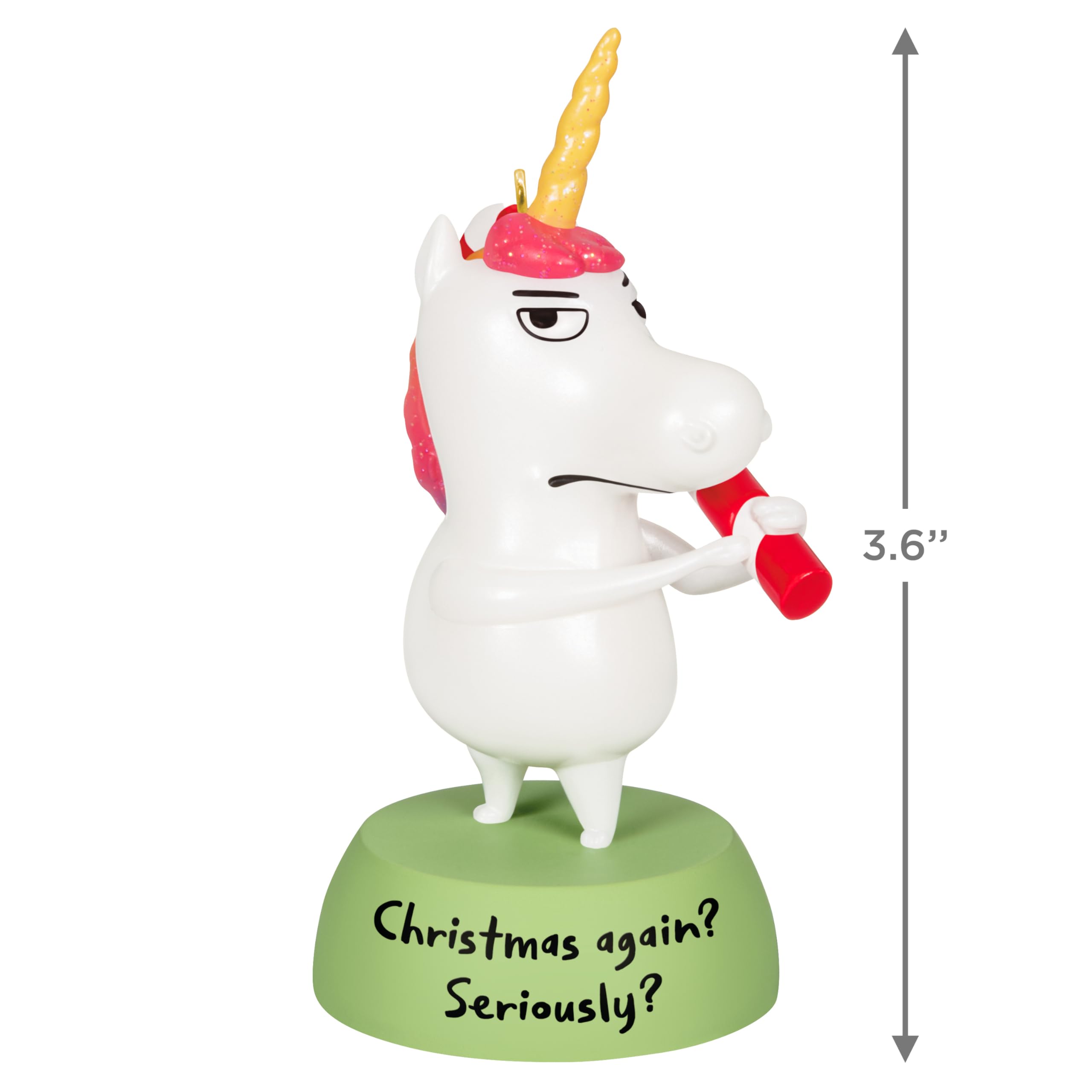 Hallmark Keepsake Christmas Ornament 2024, Meh Unicorn, Funny Gifts