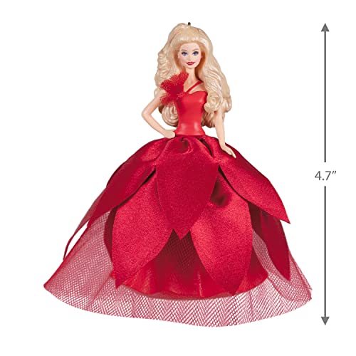 Hallmark Keepsake Christmas Ornament, plastic, 2022 Holiday Barbie Doll