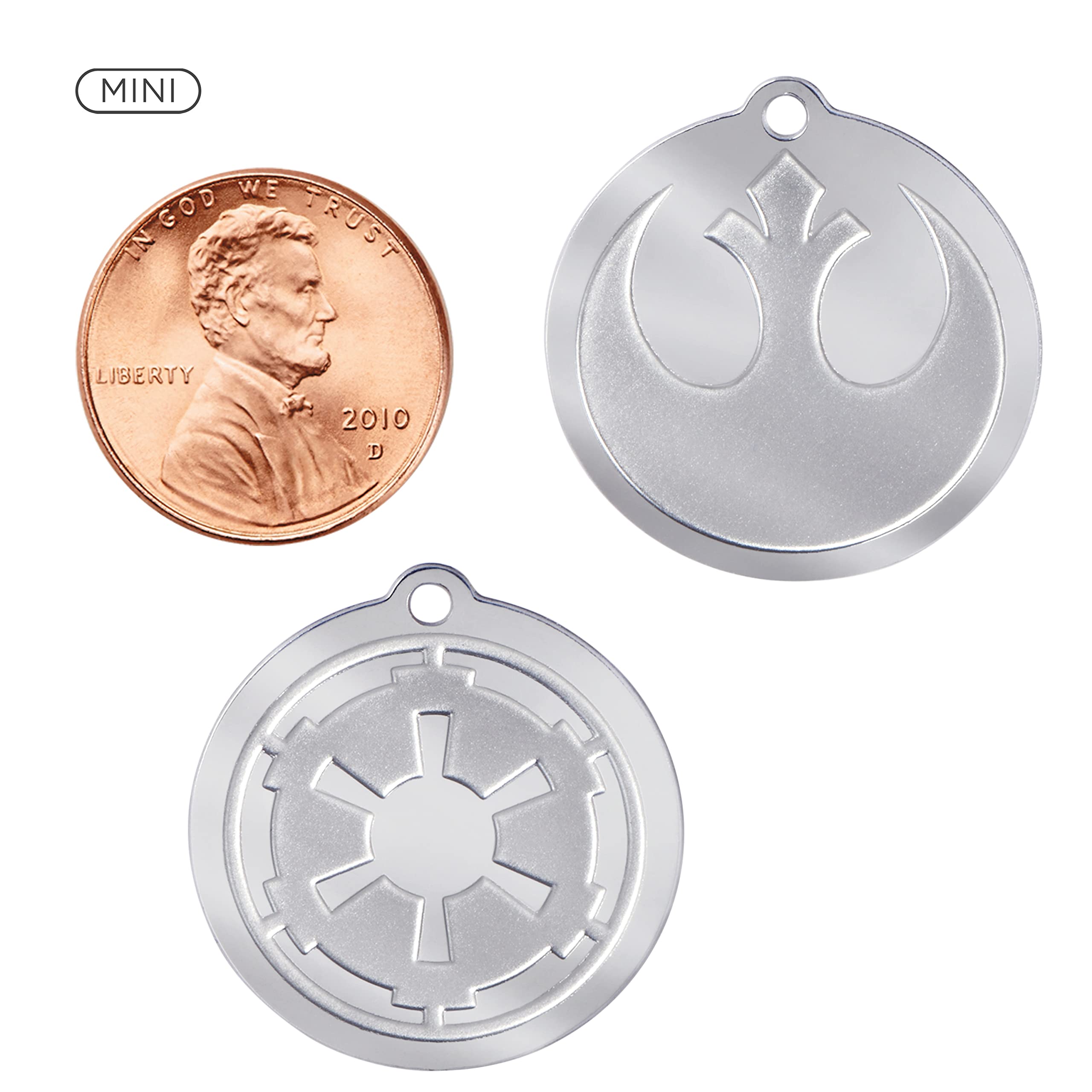 Hallmark Keepsake Miniature Christmas Ornament 2022, Star Wars The Rebel Alliance vs. The Galactic Empire, Mini Set of 6