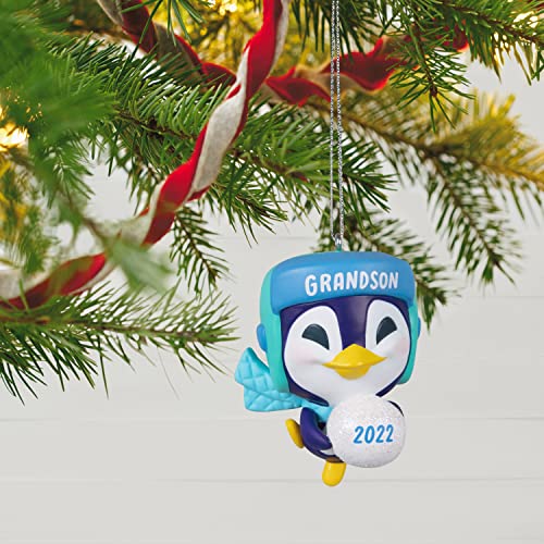 Hallmark Keepsake Christmas Ornament 2022 Year-Dated, Grandson Penguin