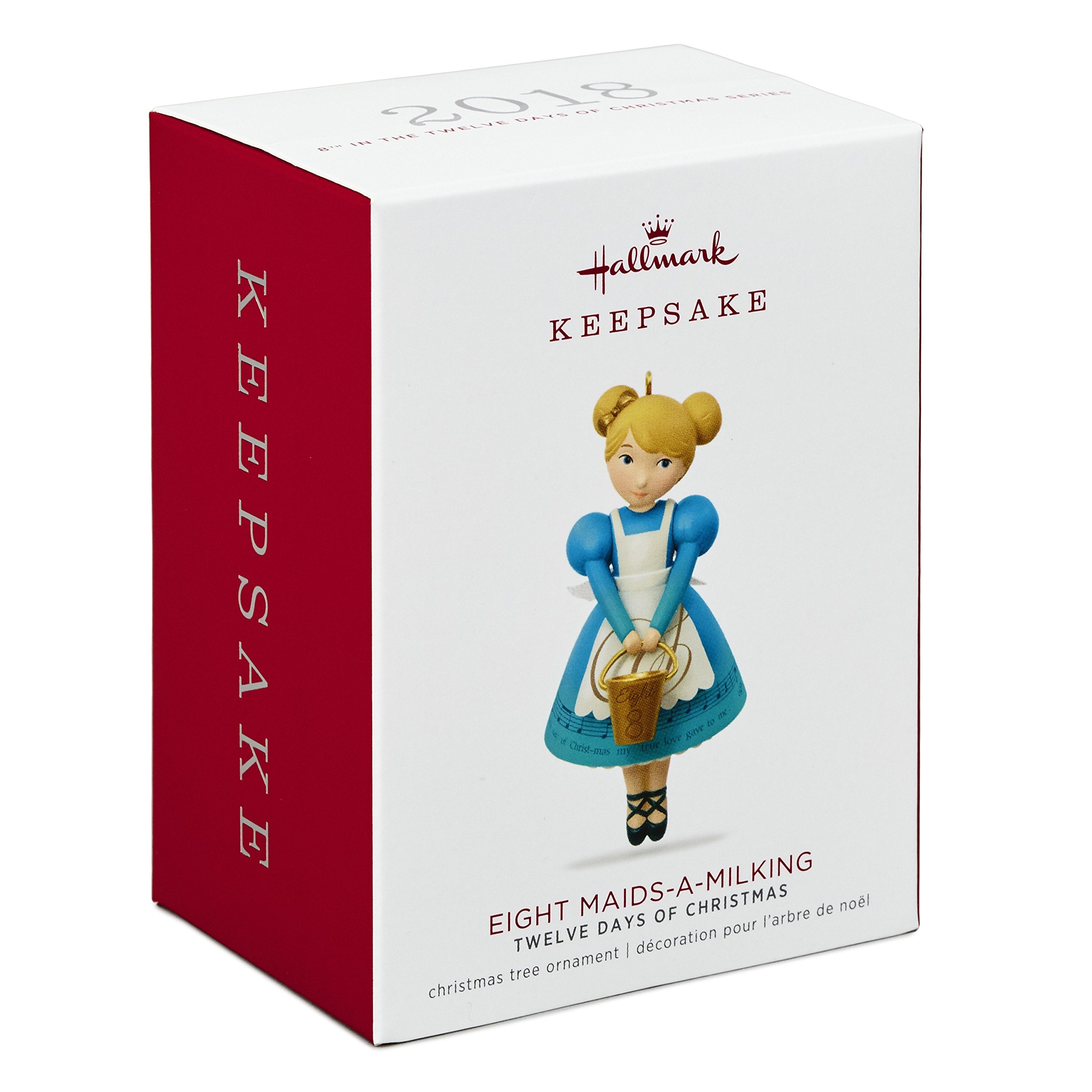 Hallmark Keepsake Christmas Ornament 2018 Year Dated, Once Upon a Christmas Stockings Hung With Care With Music and Light