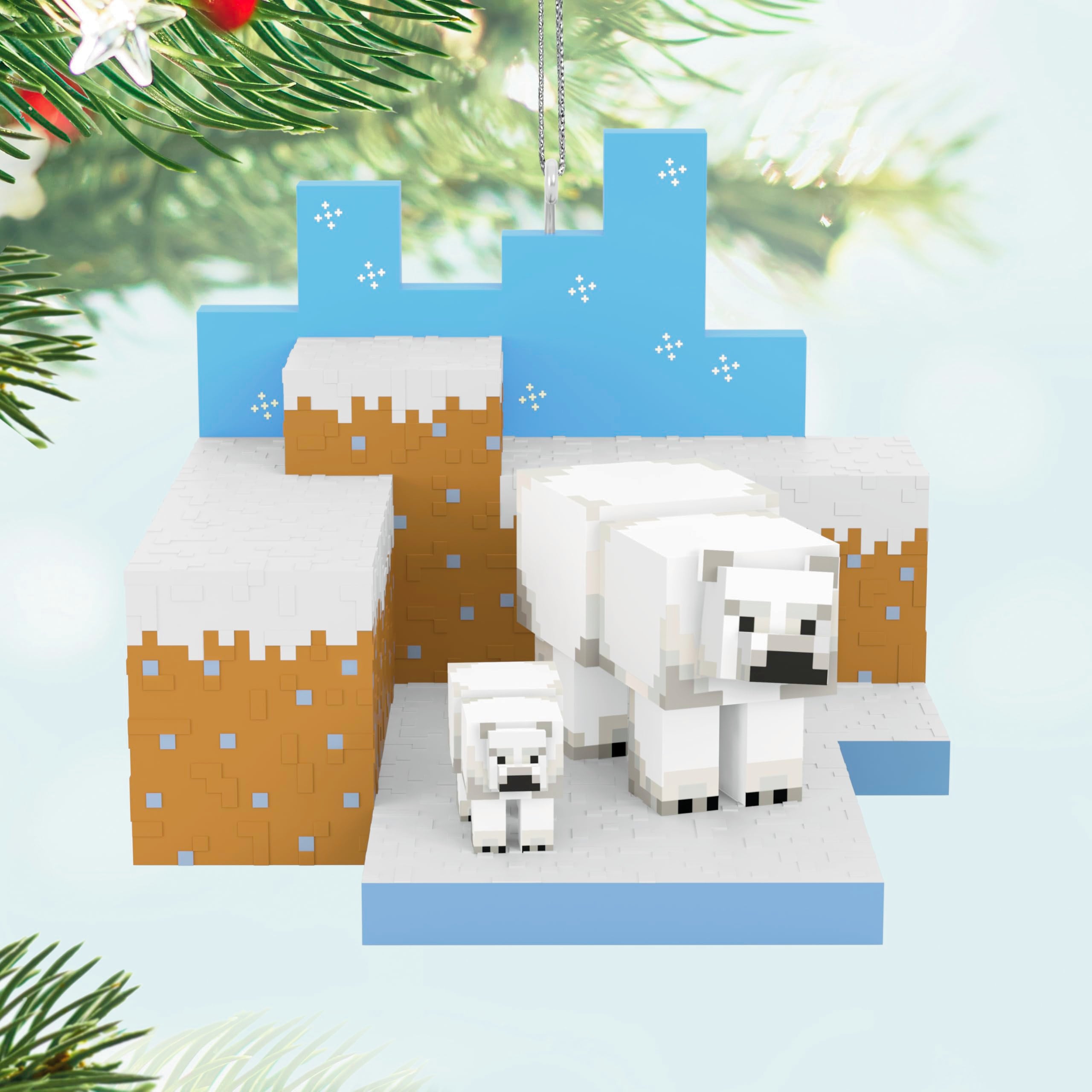 Polar Bears in Snowy Tundra 2025 Hallmark Keepsake Christmas Ornament