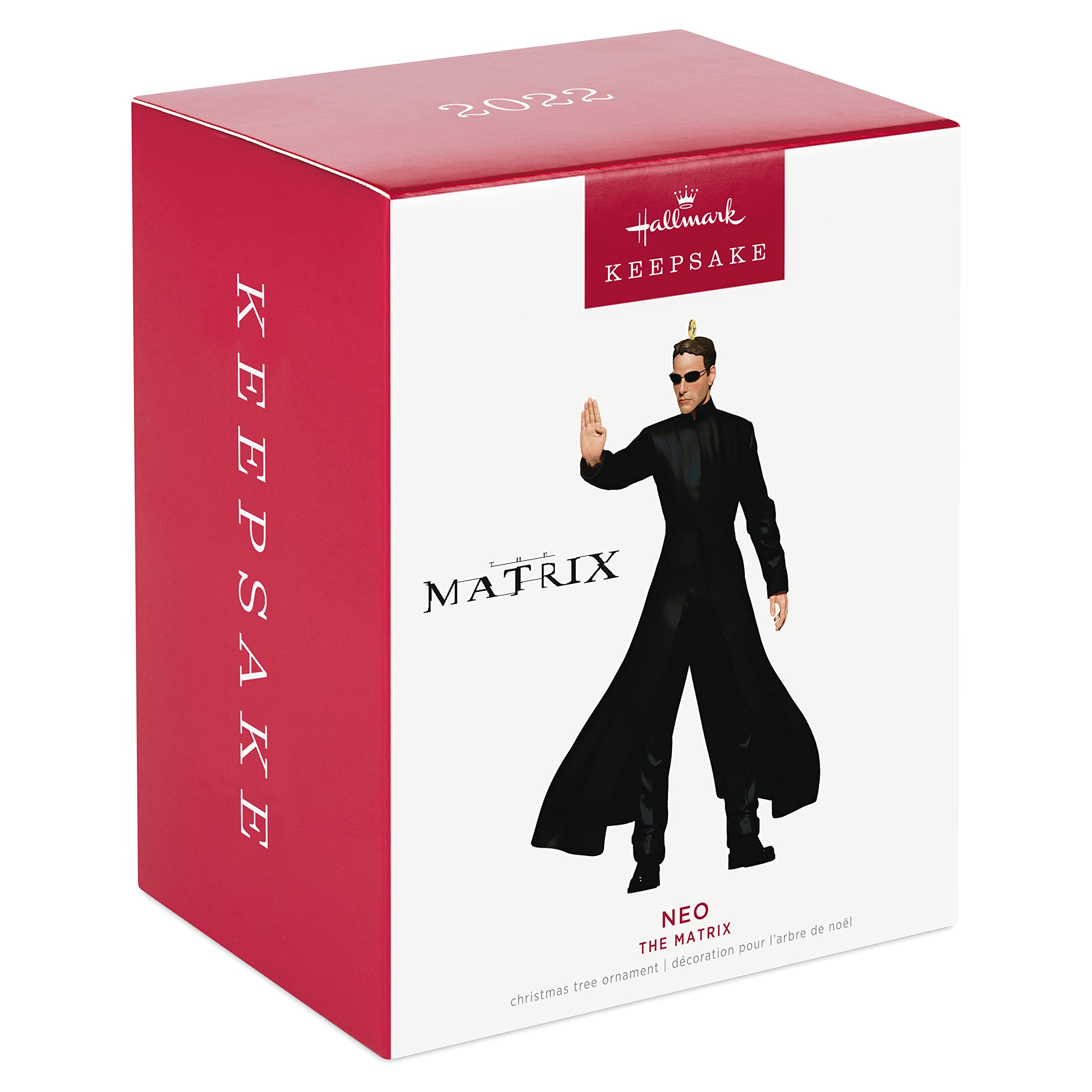Hallmark Keepsake Plastic Christmas Ornament 2022, The Matrix Neo