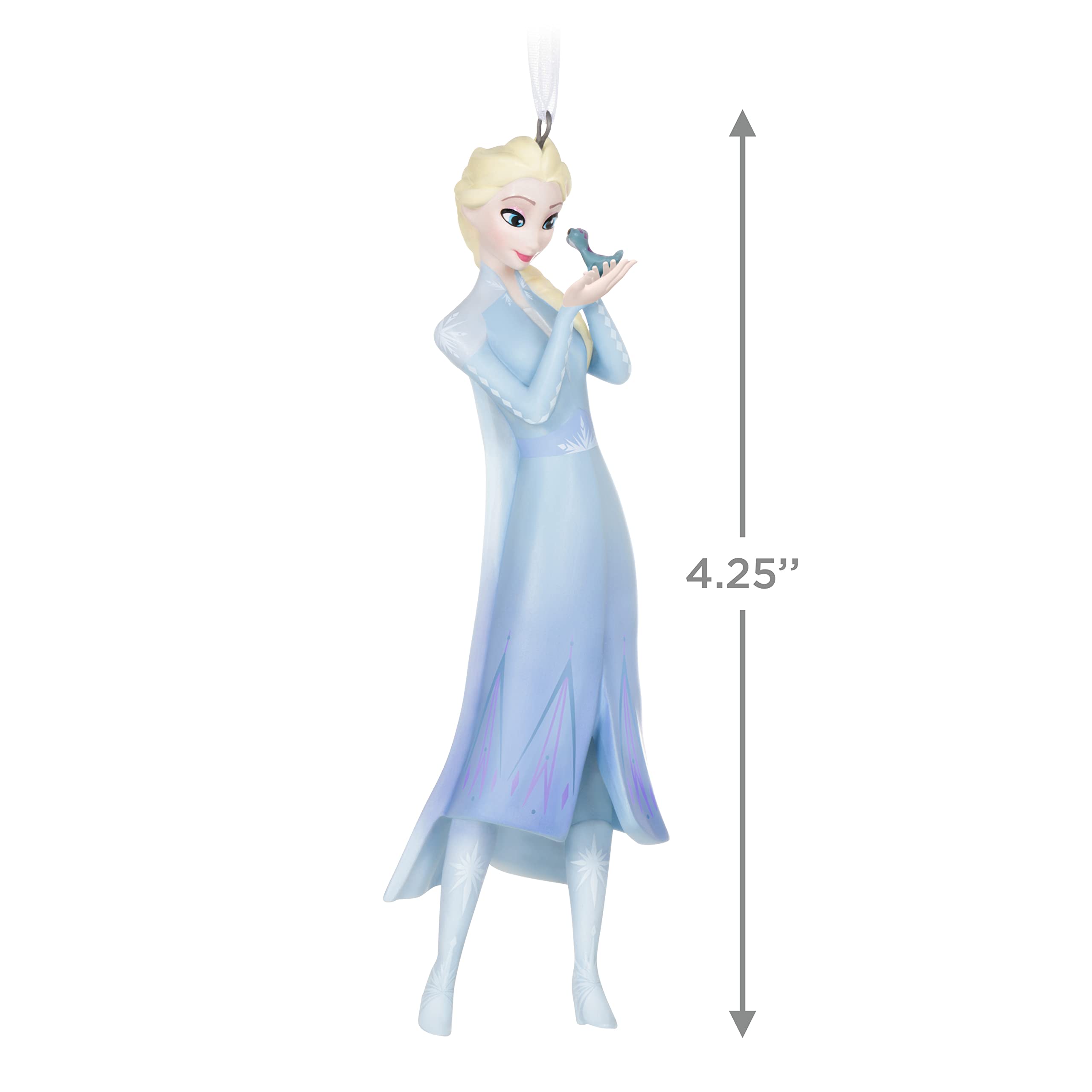 Hallmark Keepsake Christmas Ornament 2022, Disney Frozen 2 Elsa and The Fire Spirit, Porcelain