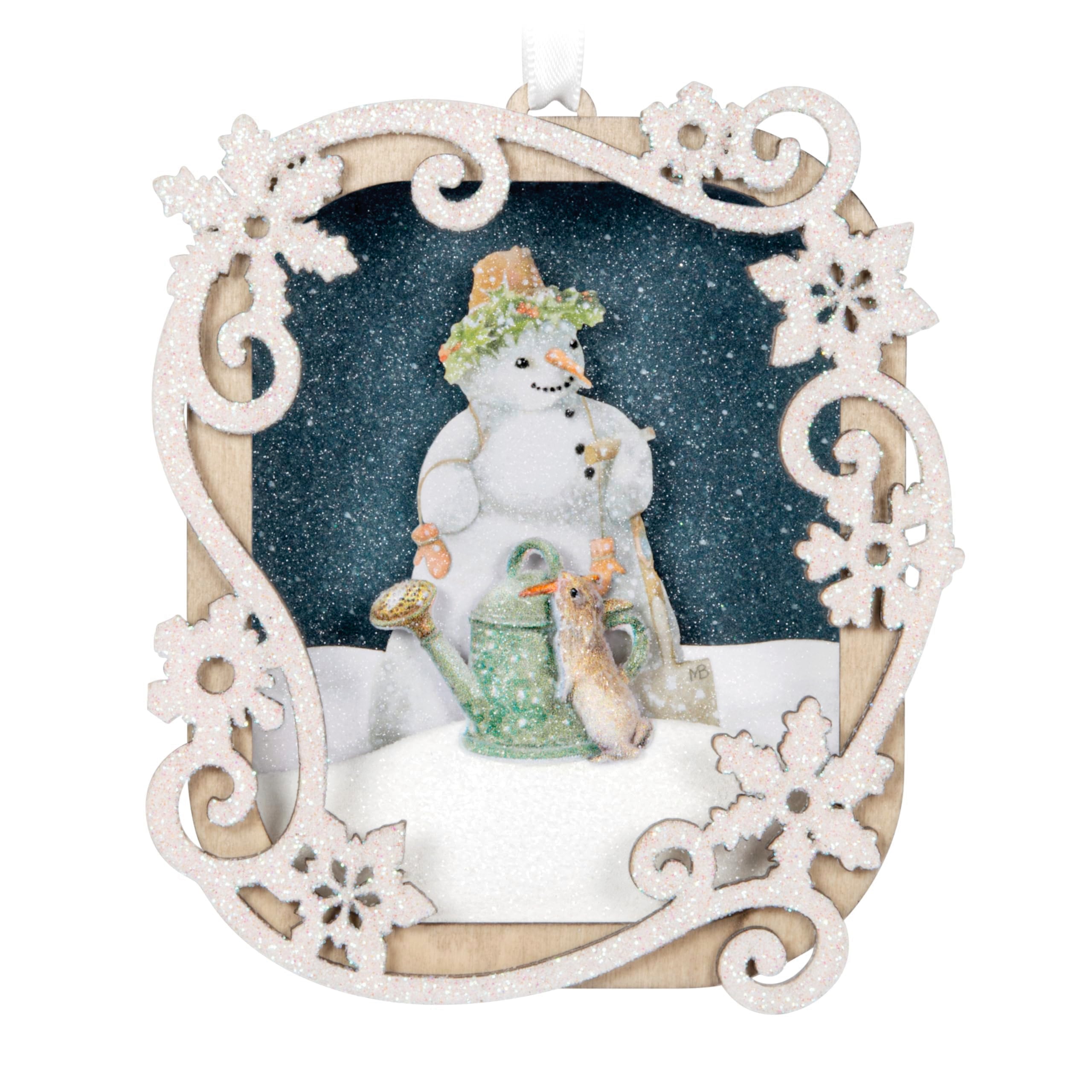Hallmark Keepsake Christmas Ornament 2024, Marjolein Bastin Winter Wonder Papercraft, Gifts for Nature Lovers
