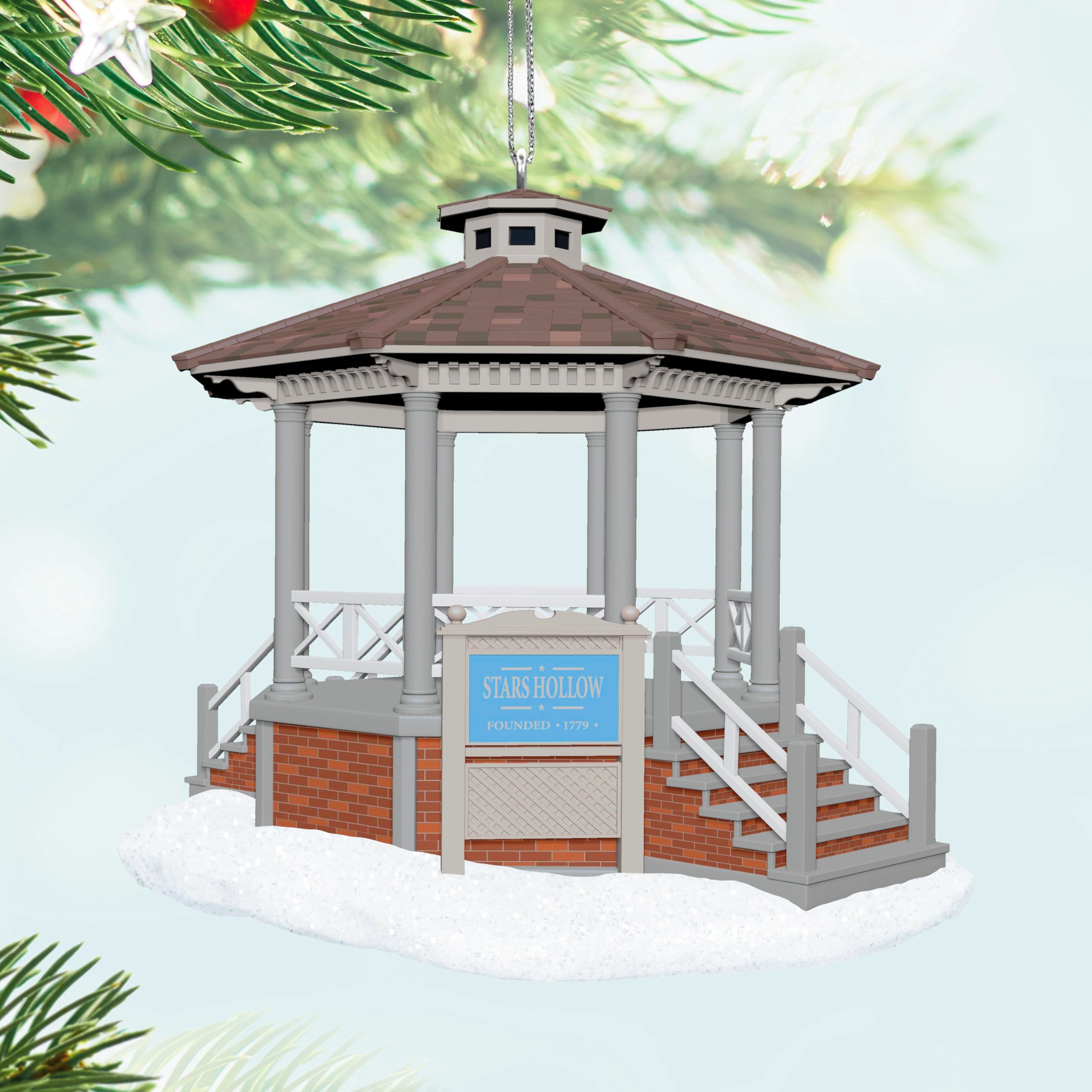 Stars Hollow Gazebo Gilmore Girls 2025 Hallmark Keepsake Christmas Ornament