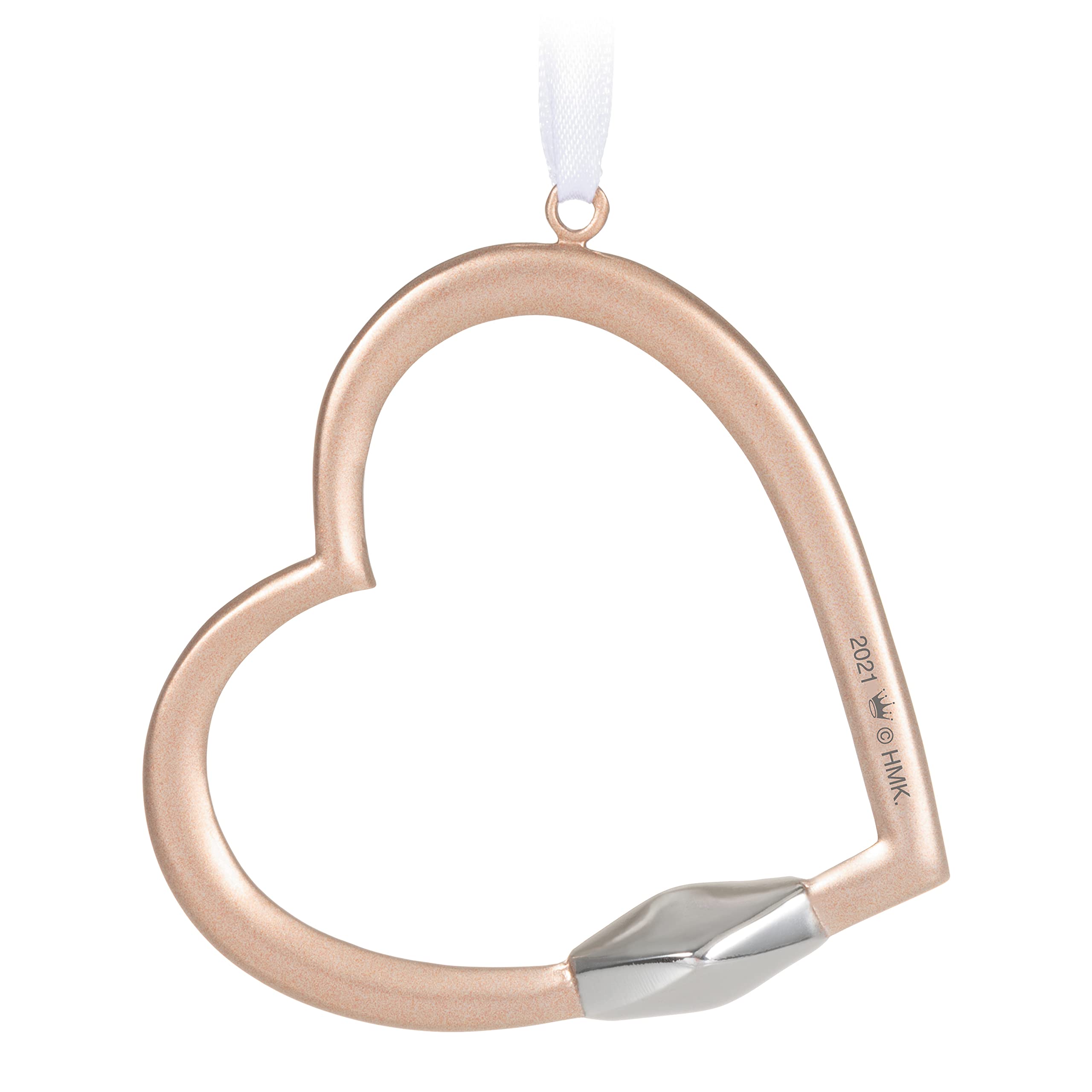Hallmark Keepsake Christmas Ornament 2021, Carry My Love Heart Shaped Carabiner