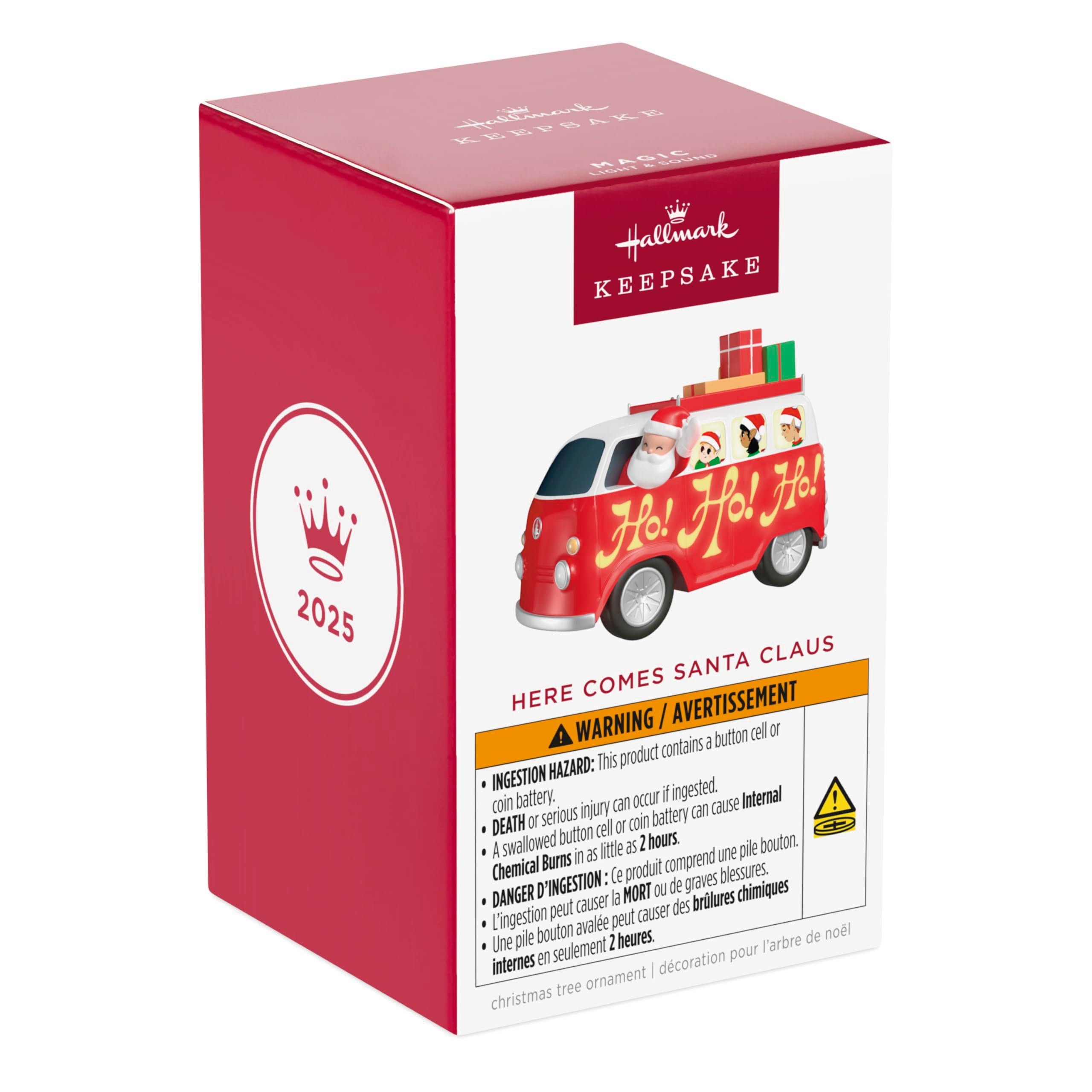 Here Comes Santa Claus, 2025 Hallmark Keepsake Christmas Ornament