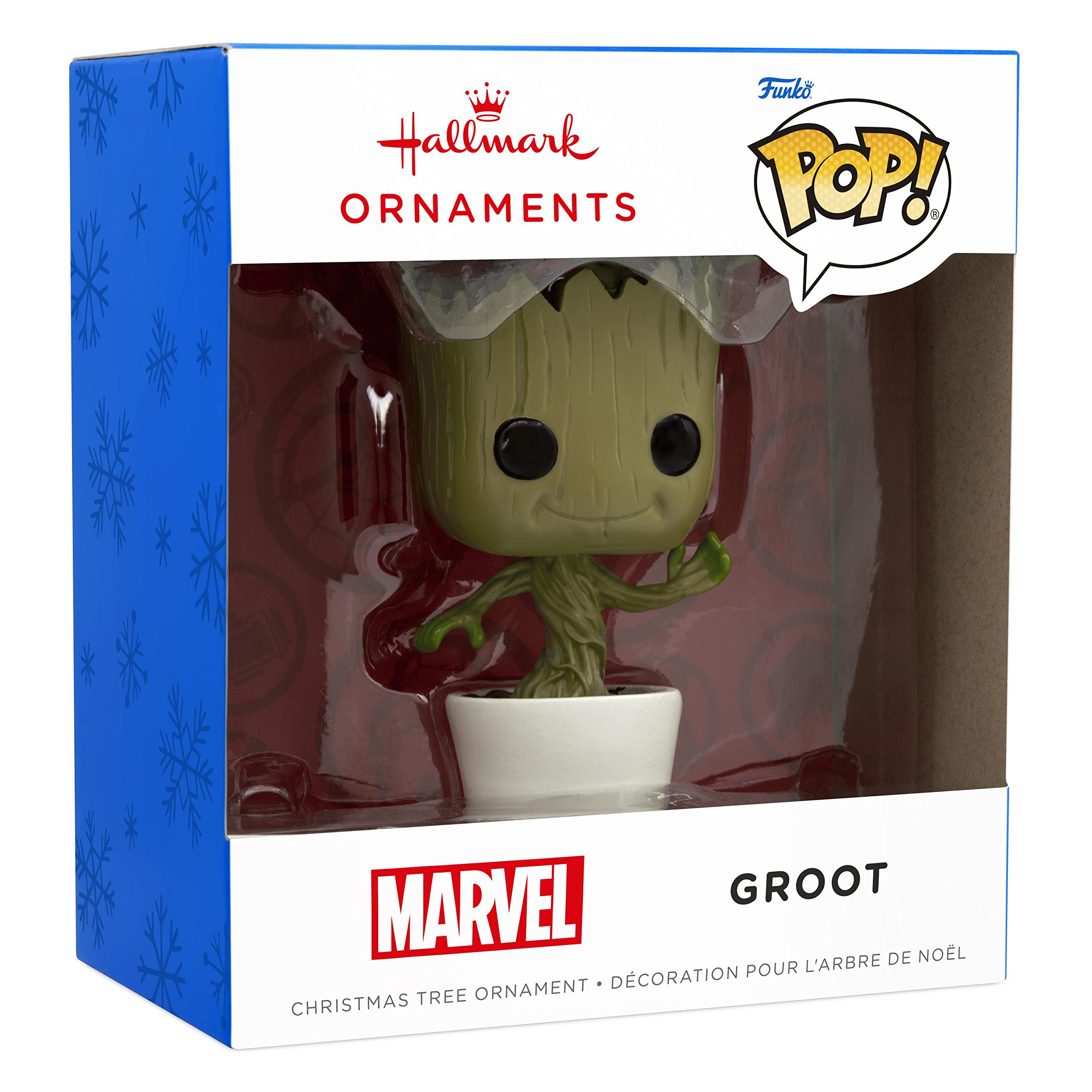 Hallmark Marvel Guardians of the Galaxy "GROOT" Funko POP! Christmas Ornament